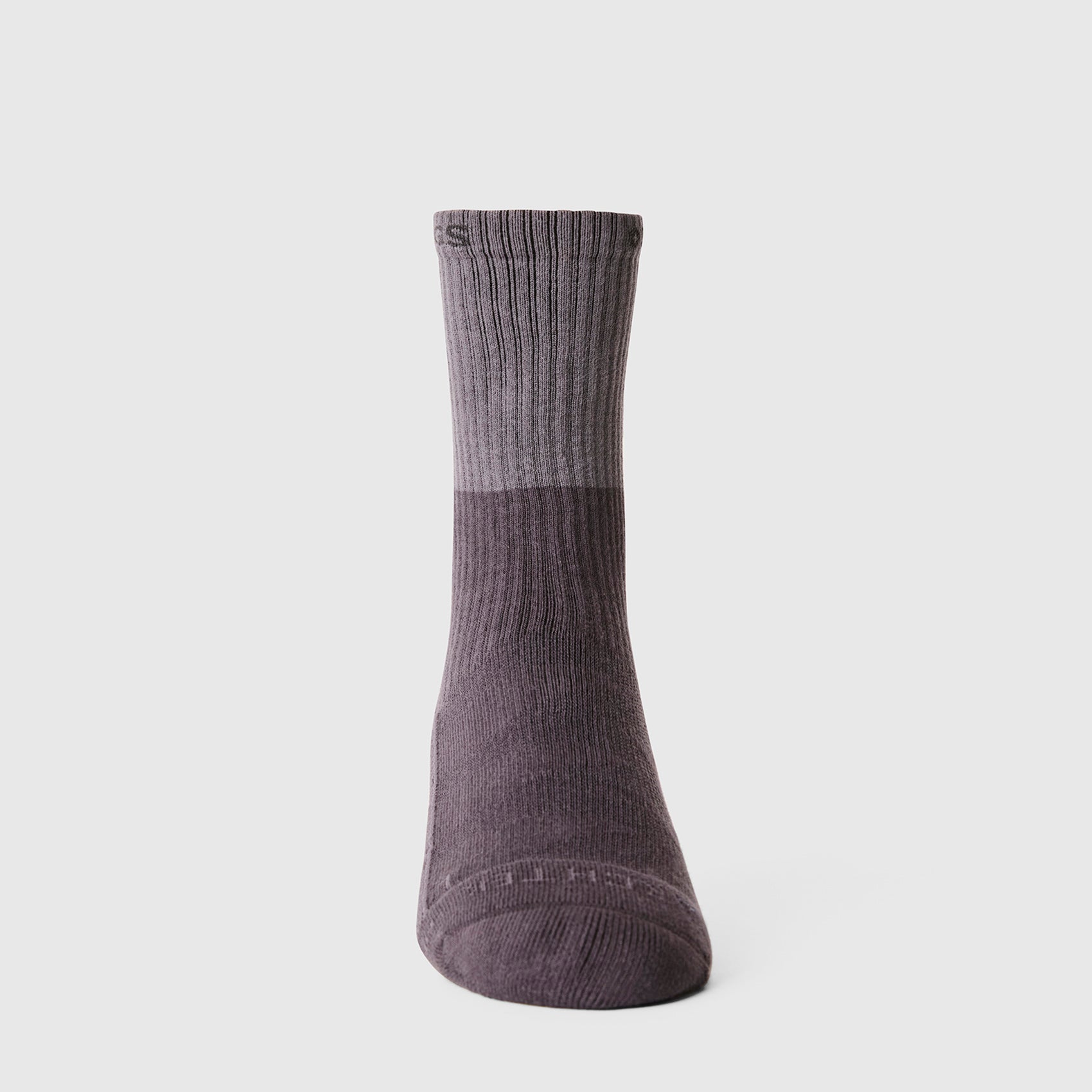 FIGS | ArchTek® Crew Compression Socks 15-20 mmHg - Two Tone/Charcoal