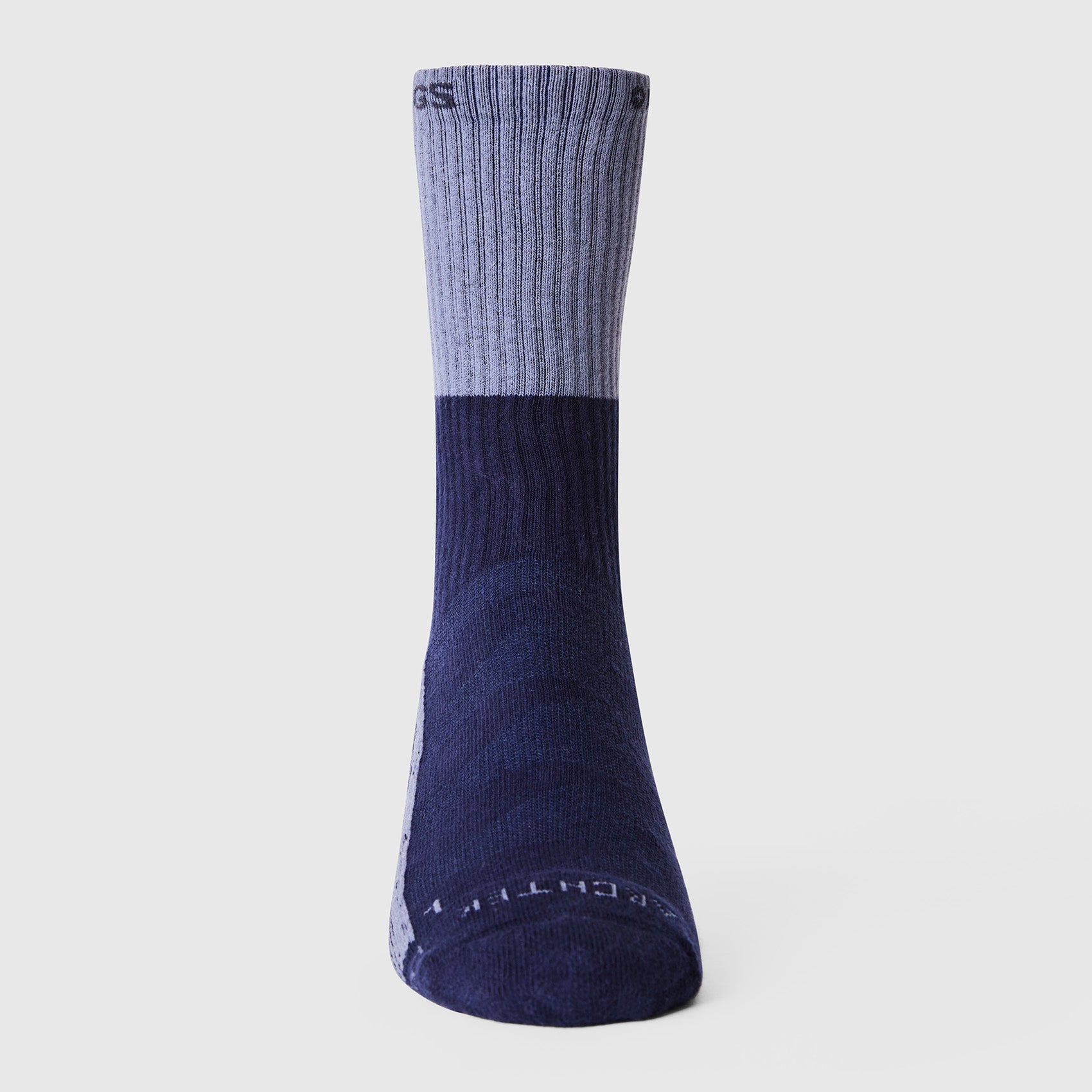 FIGS | ArchTek® Crew Compression Socks 15-20 mmHg - Two Tone/Navy