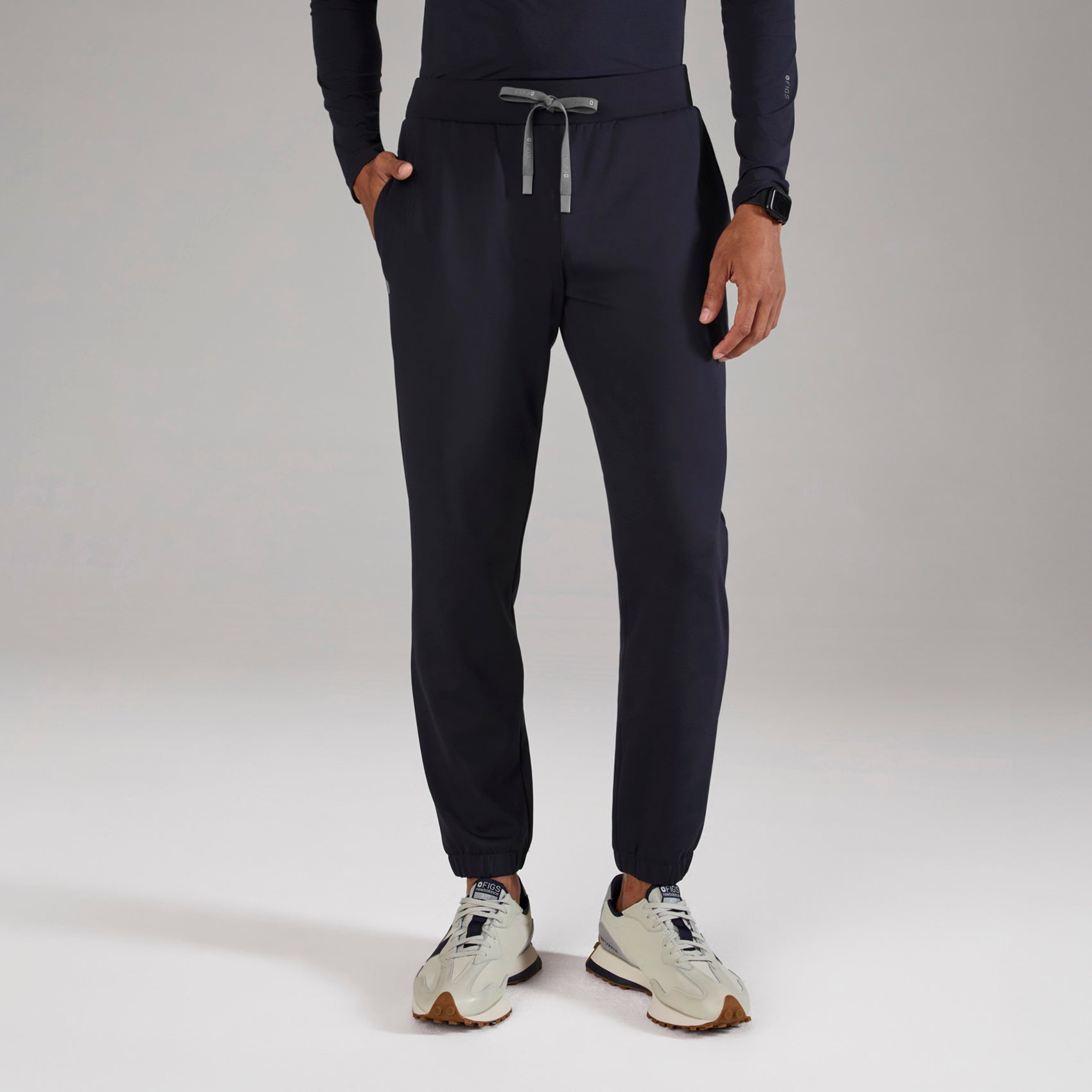 Forster Slim Jogger Scrub Pant - Navy