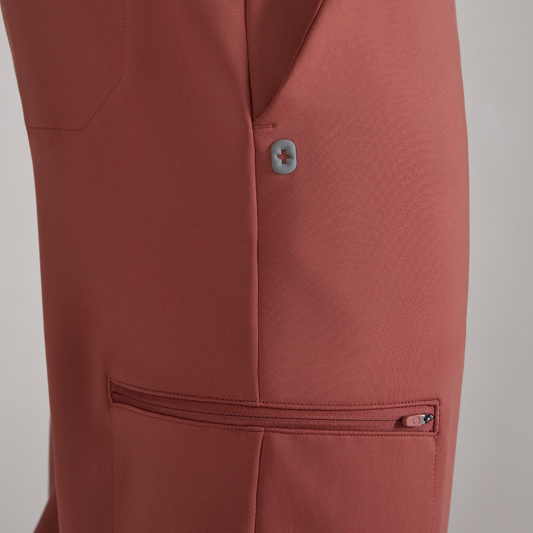 Norris Straight-Leg Scrub Pant - Rosewood