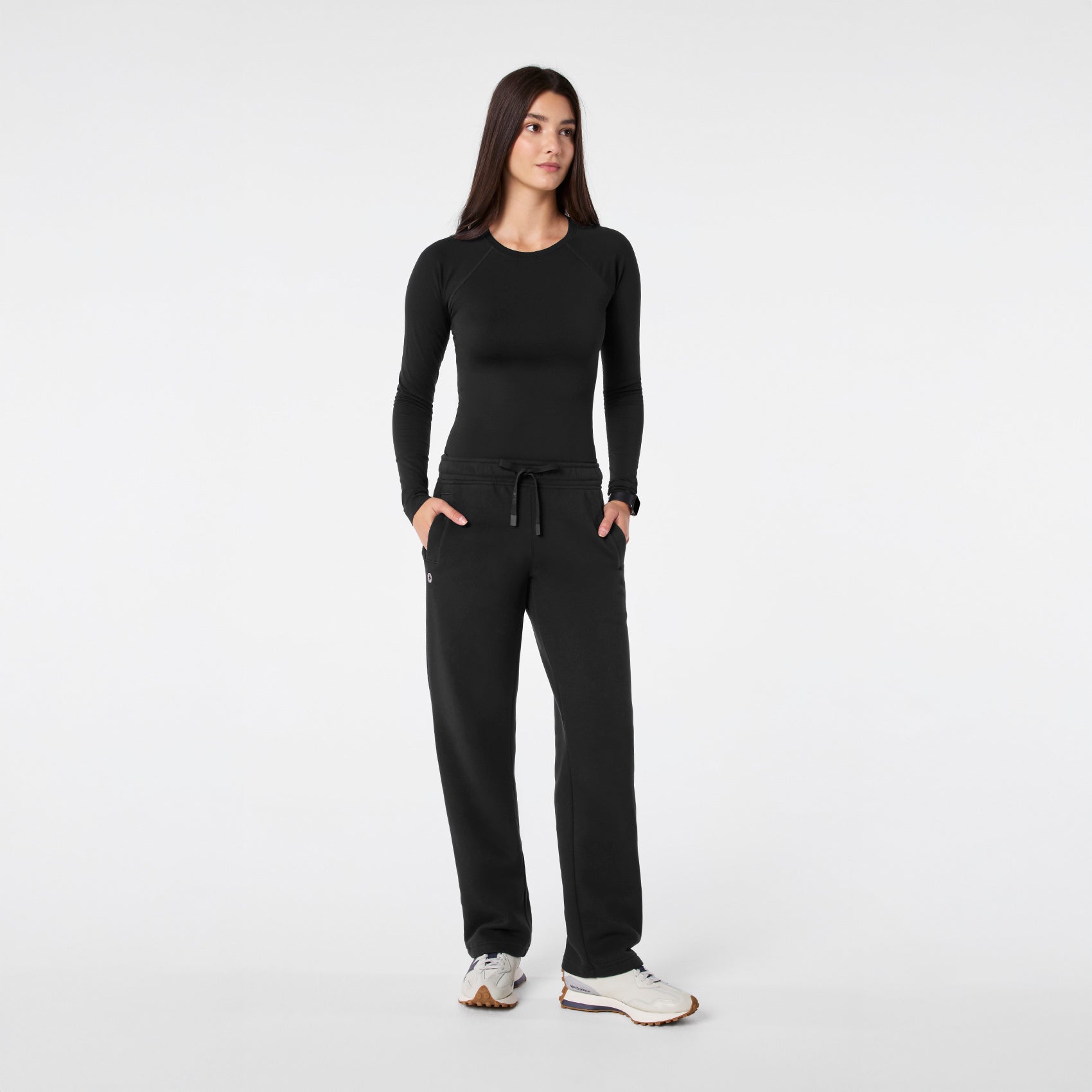 Off-Shift Straight-Leg Sweatpants™ - Black
