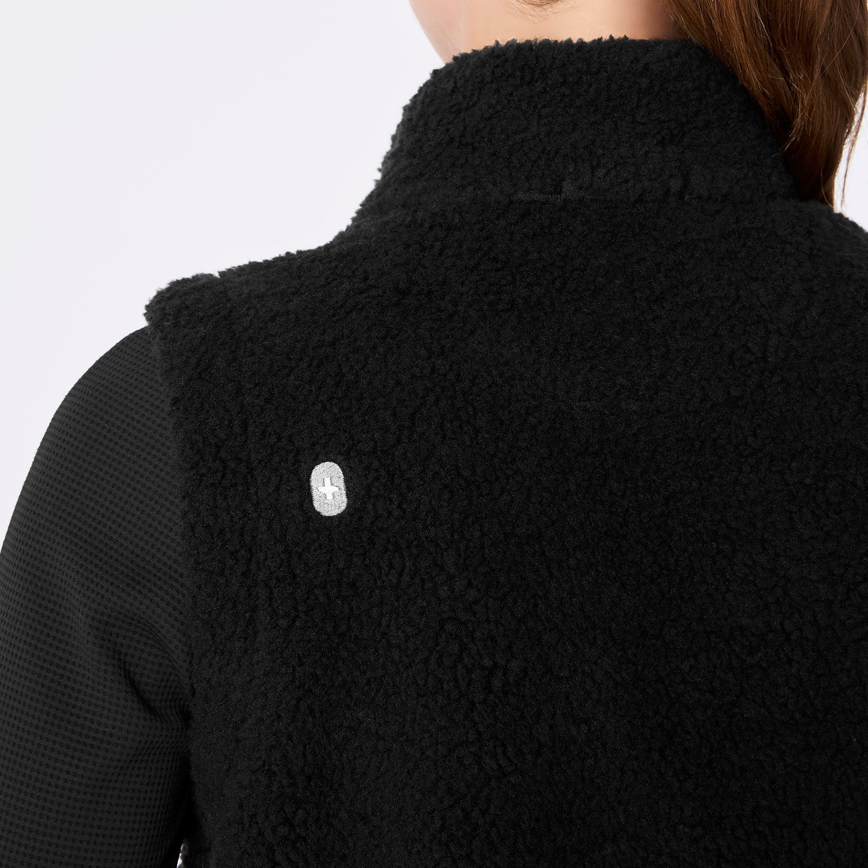 High-Pile Fleece Vest - Black