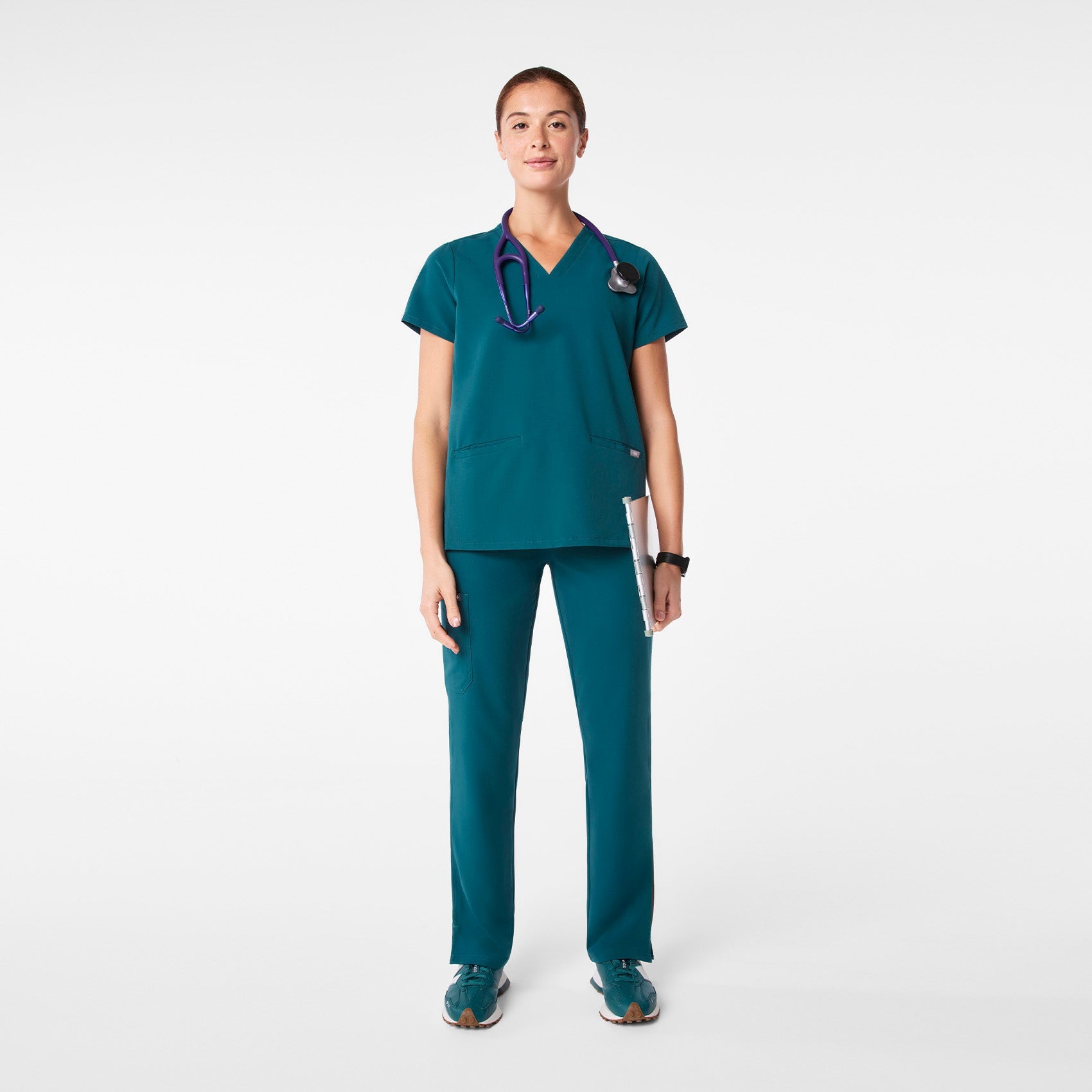 Casma Scrub Top™ - Caribbean Blue