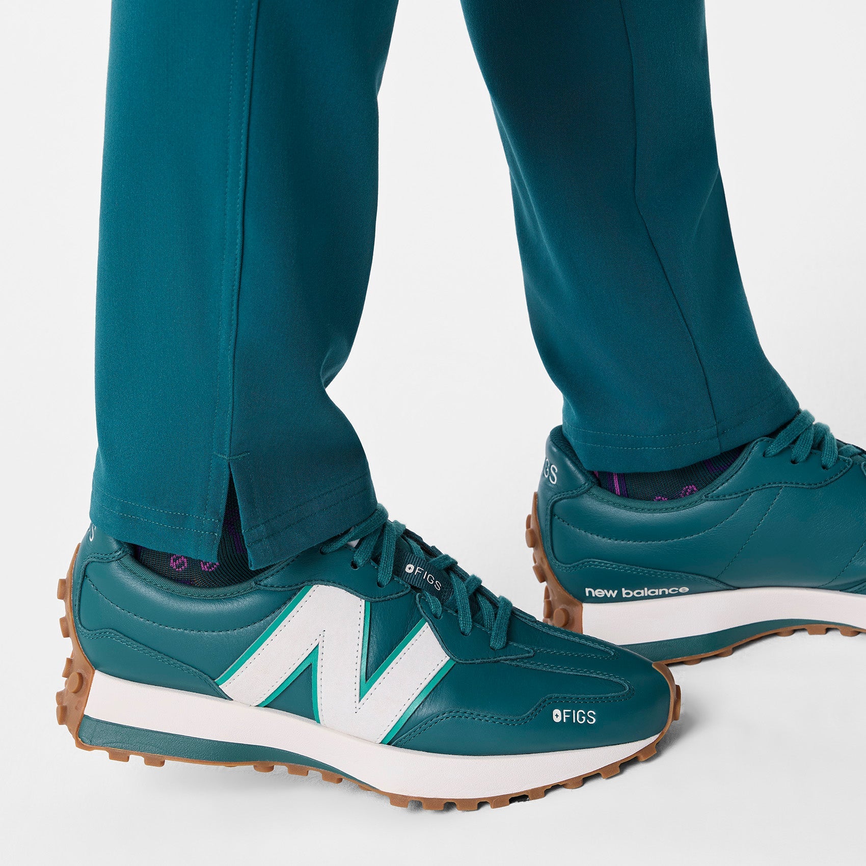 Yola High-Rise Slim Scrub Pant™ - Caribbean Blue