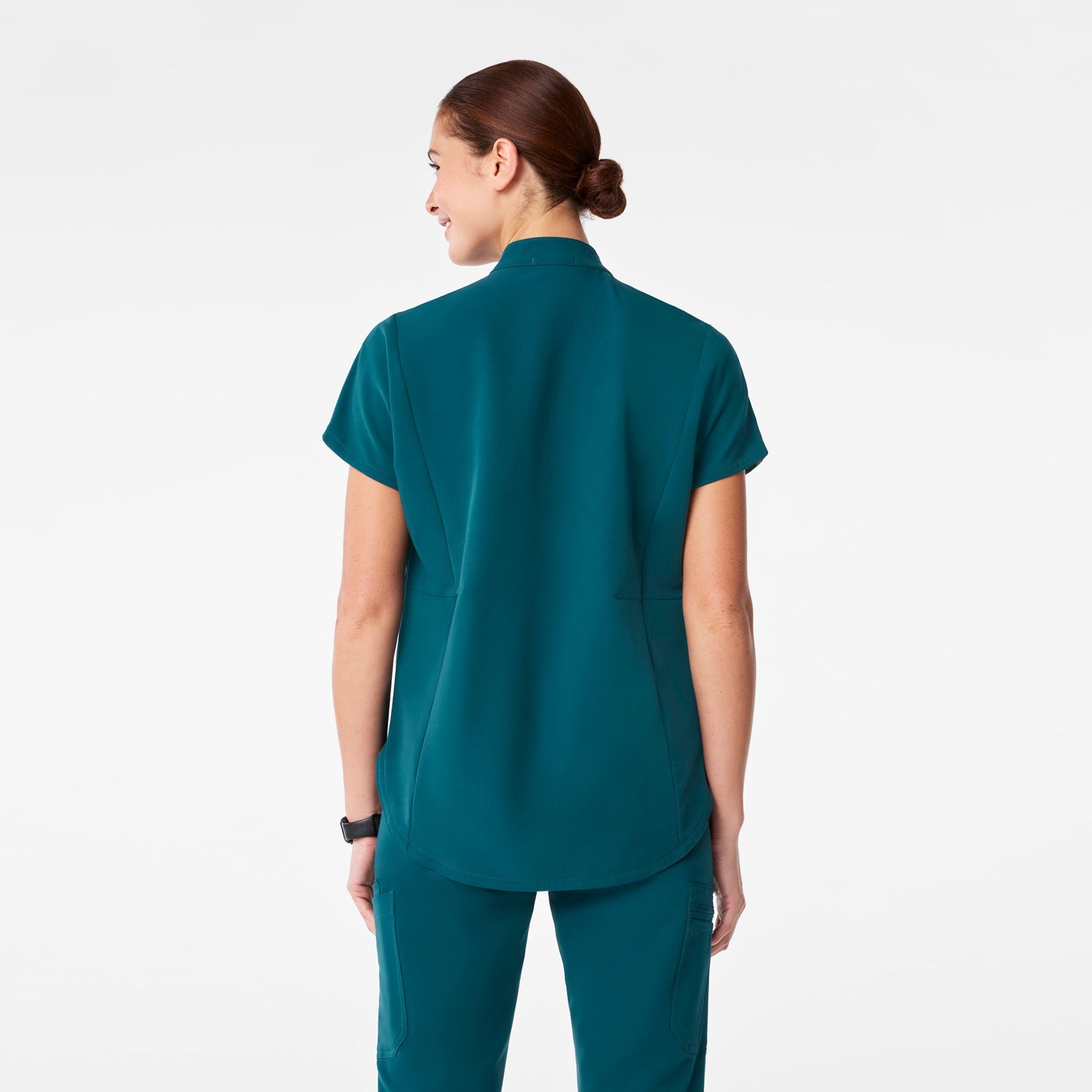 Montex Relaxed Scrub Top - Caribbean Blue