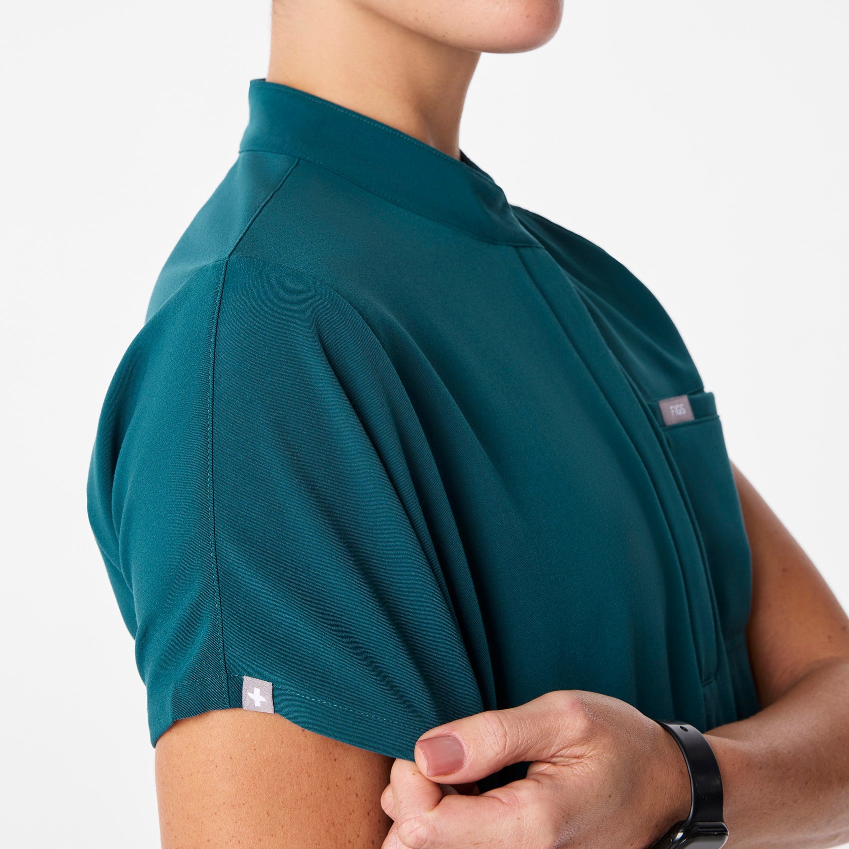 Montex Relaxed Scrub Top - Caribbean Blue