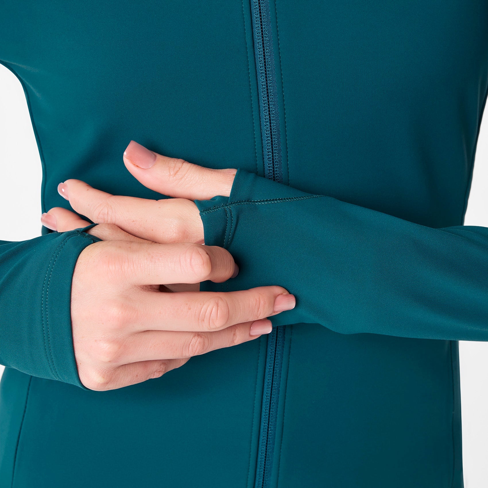 ContourKnit Scrub Jacket™ - Caribbean Blue