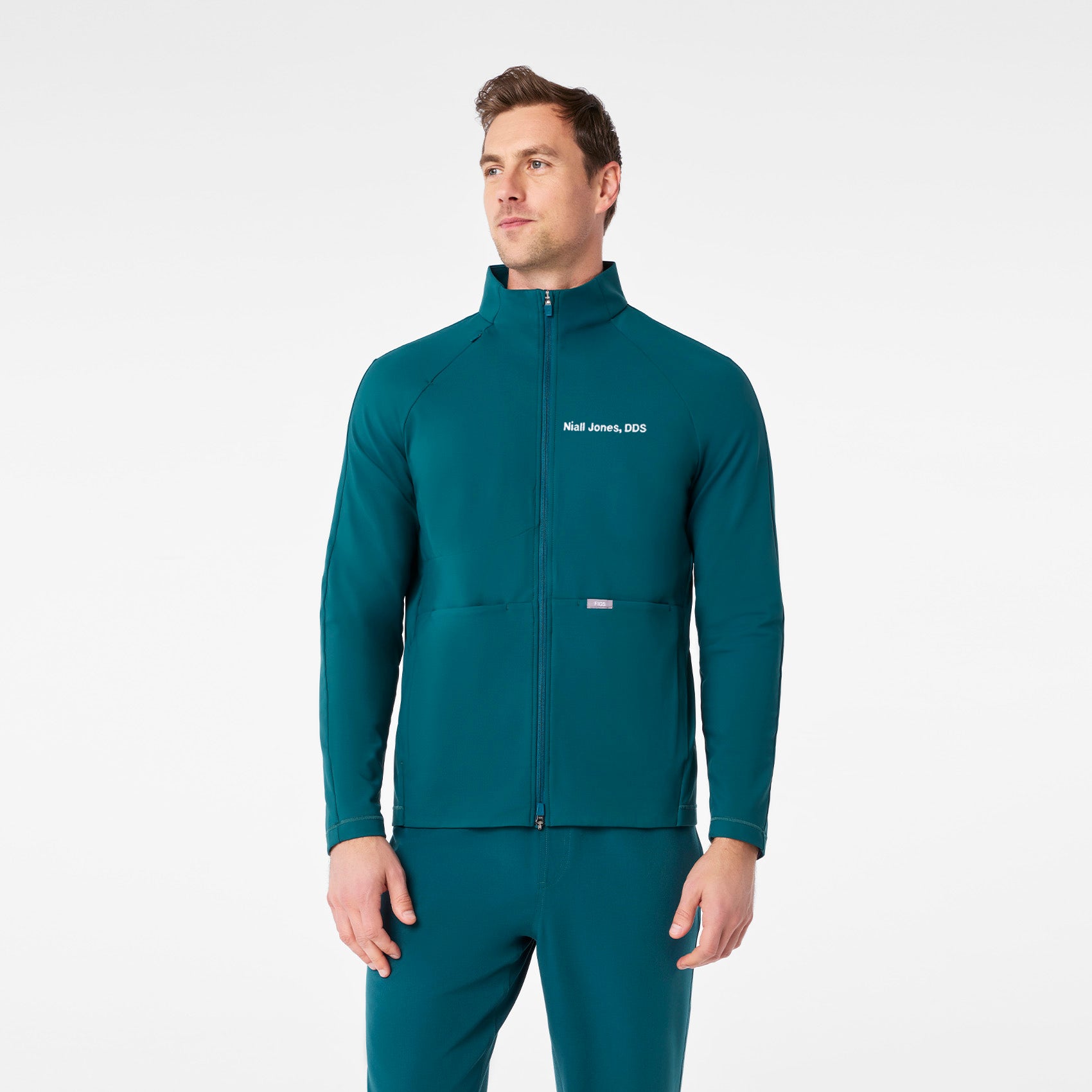 ContourKnit Scrub Jacket™ - Caribbean Blue