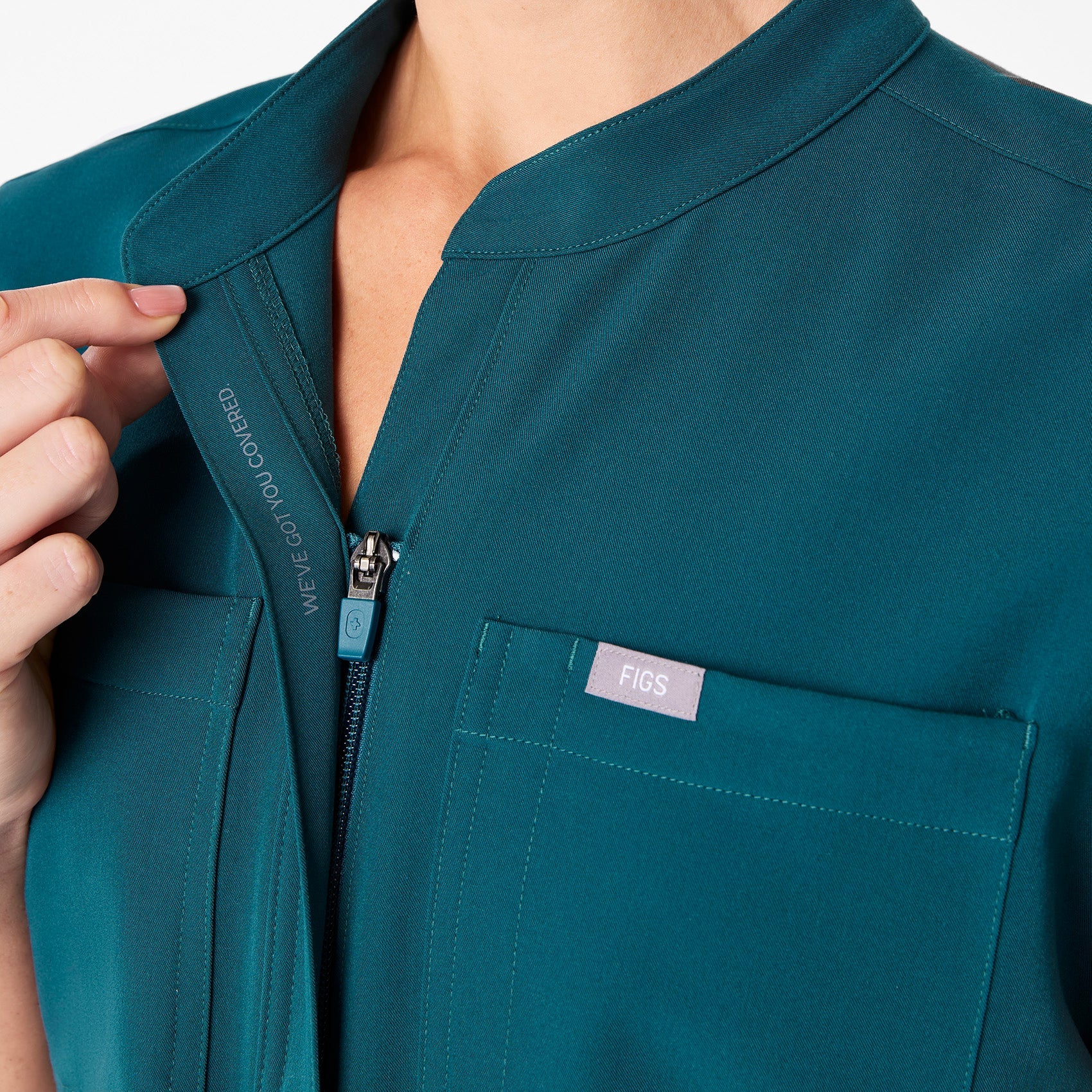 Rafaela Jogger ScrubJumpsuit™ - Caribbean Blue