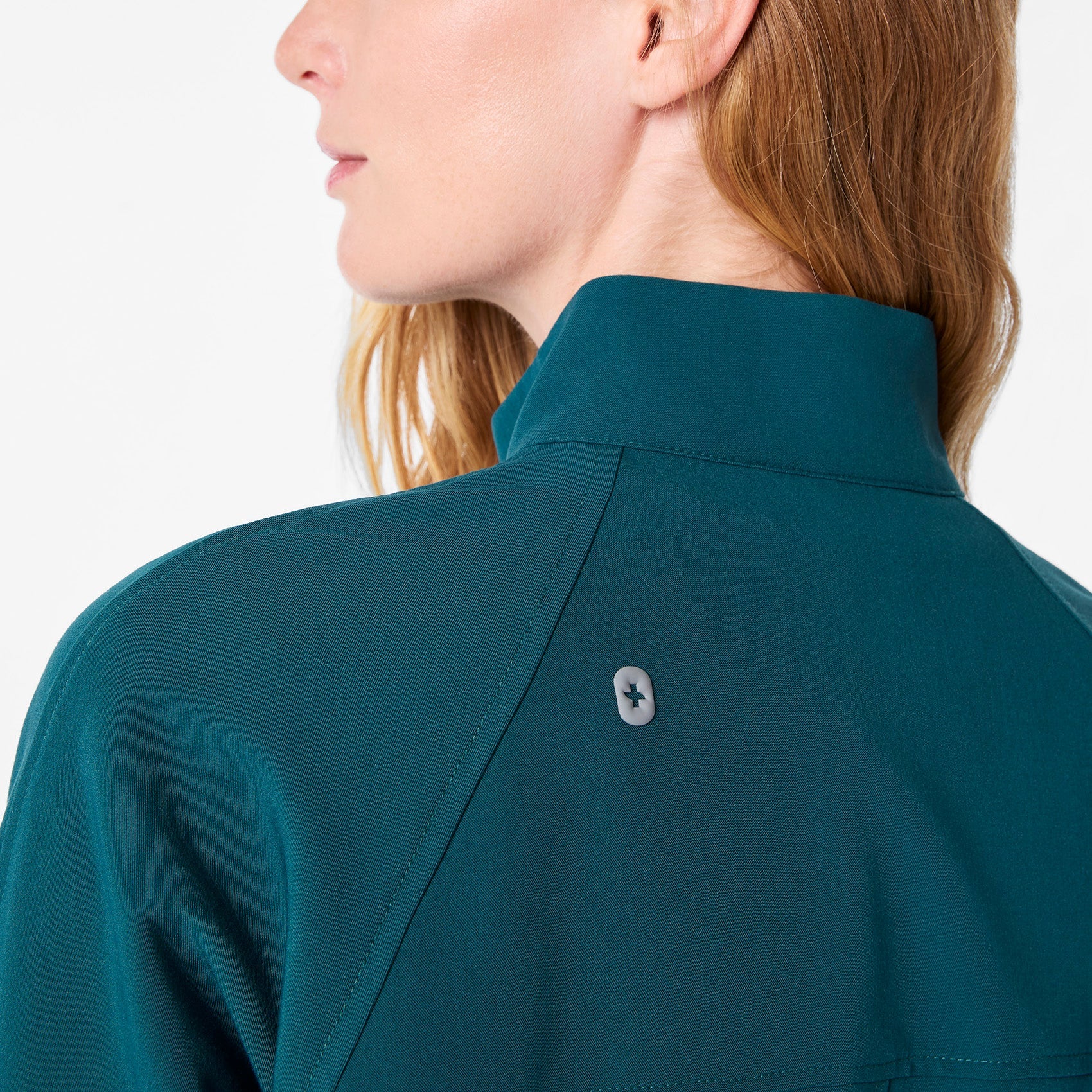 Sydney Scrub Jacket - Caribbean Blue