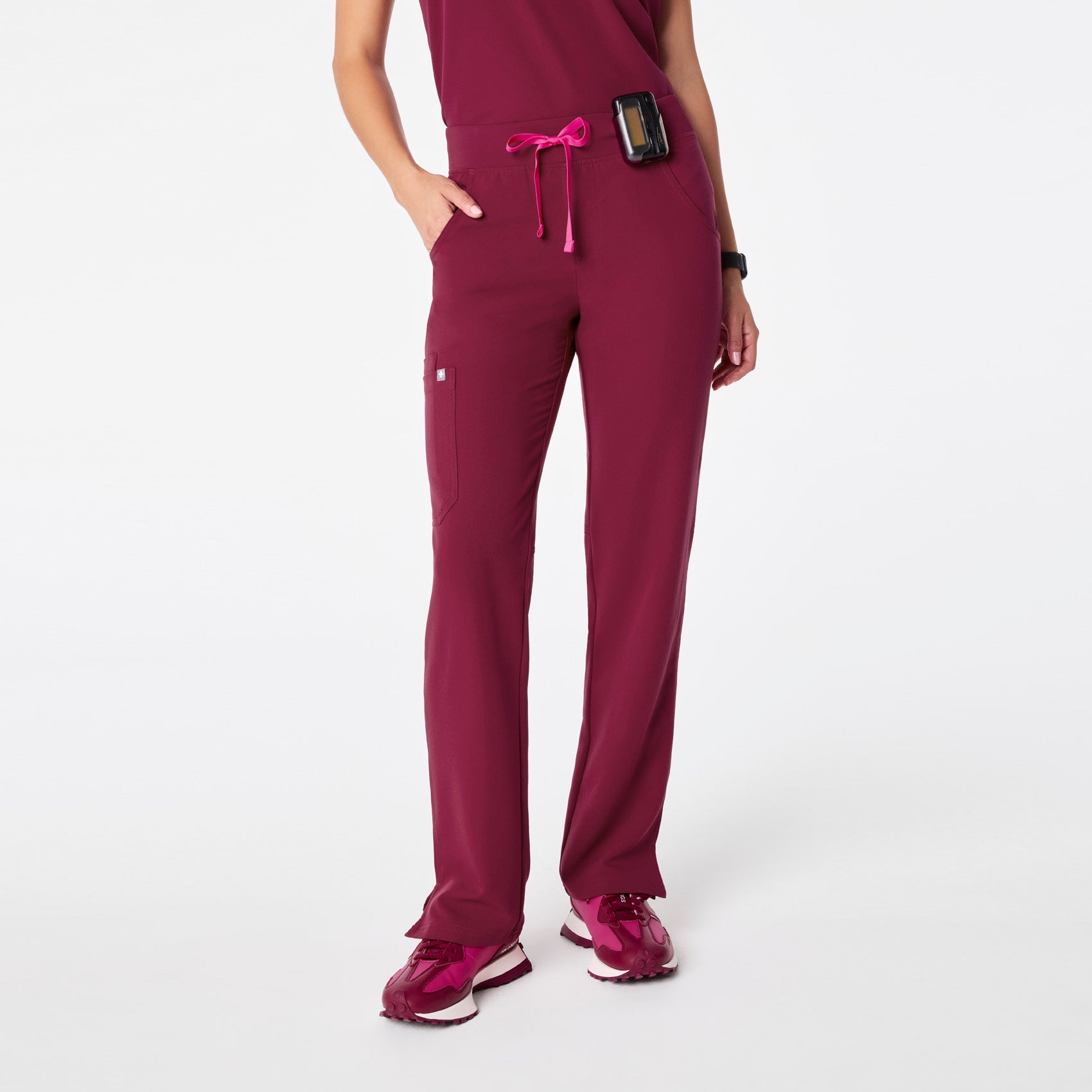 Kade Straight-Leg Scrub Pant™ - Deep Cranberry
