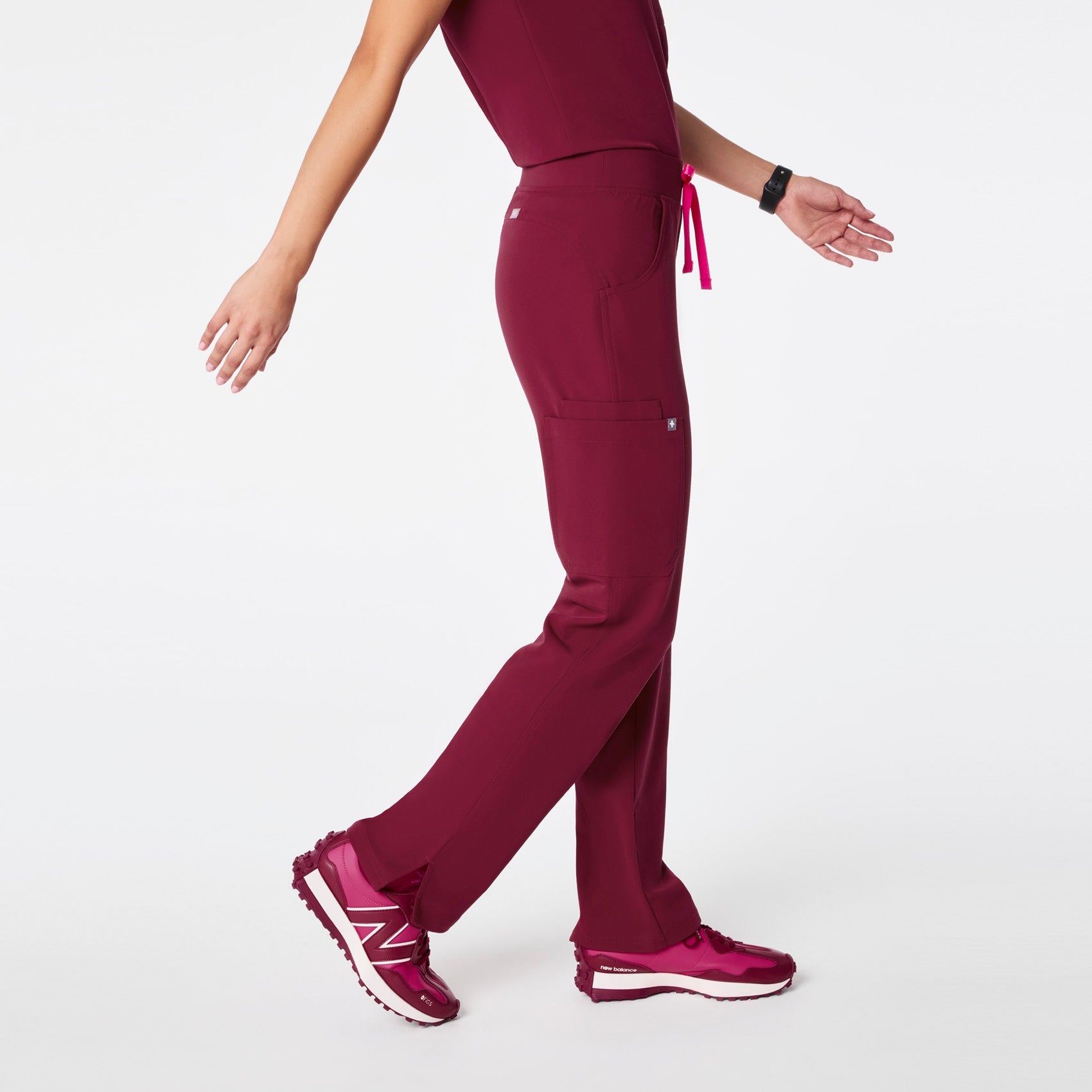 Kade Straight-Leg Scrub Pant™ - Deep Cranberry