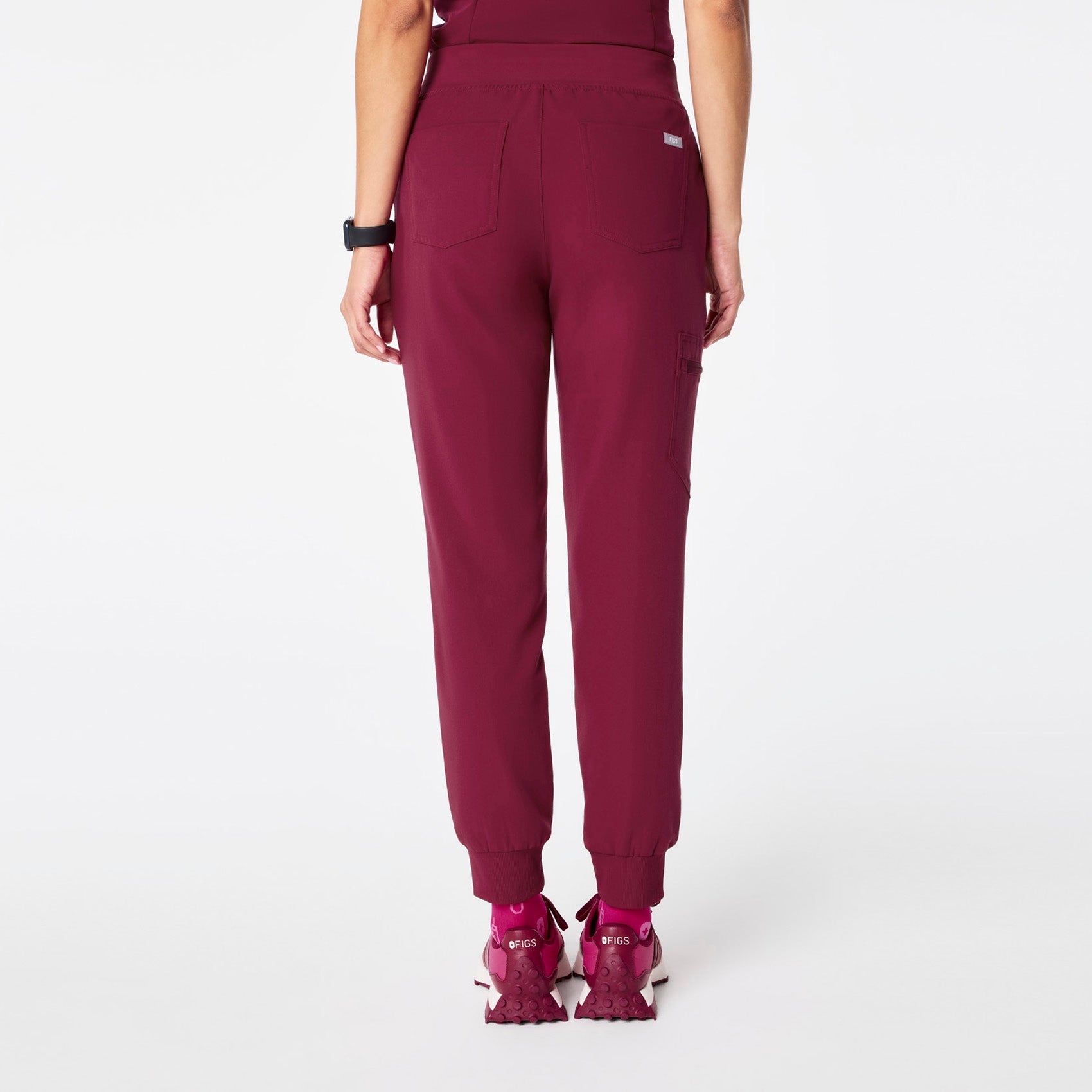 Zamora Jogger Scrub Pant™ - Deep Cranberry