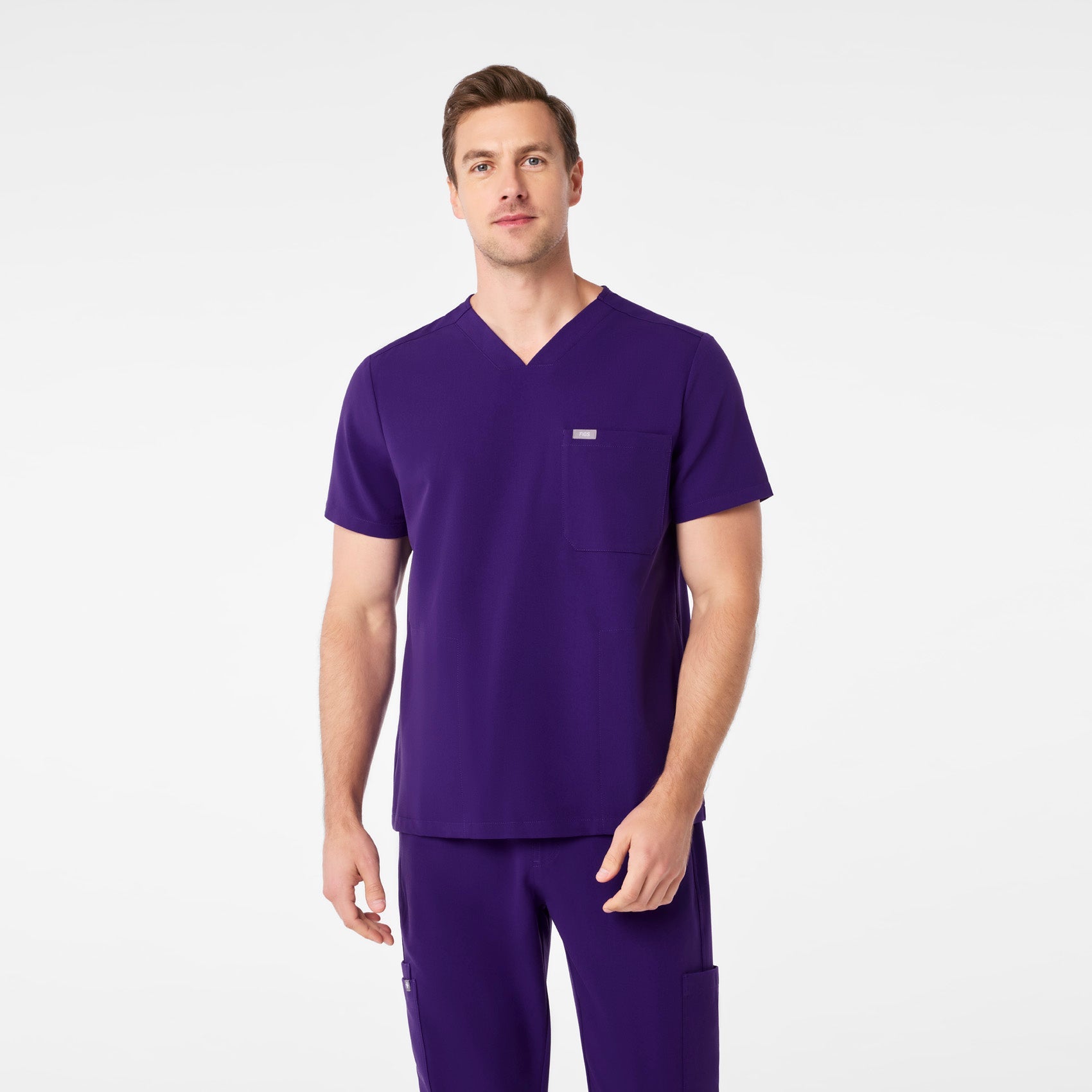 Chisec Scrub Top™ - Purple Pulse