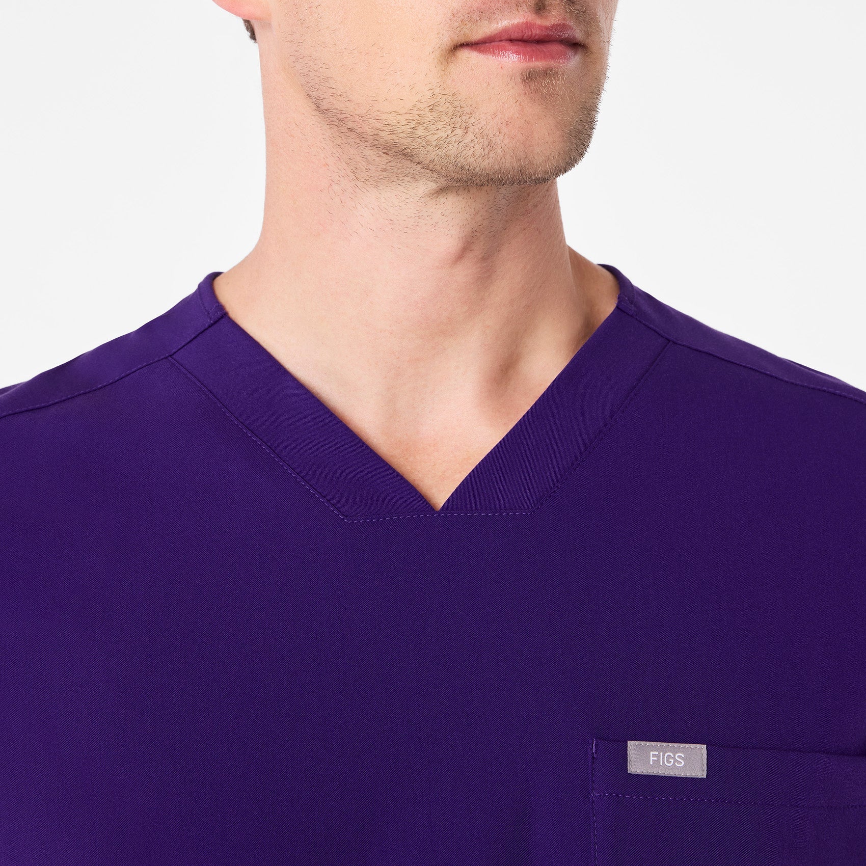 Chisec Scrub Top™ - Purple Pulse