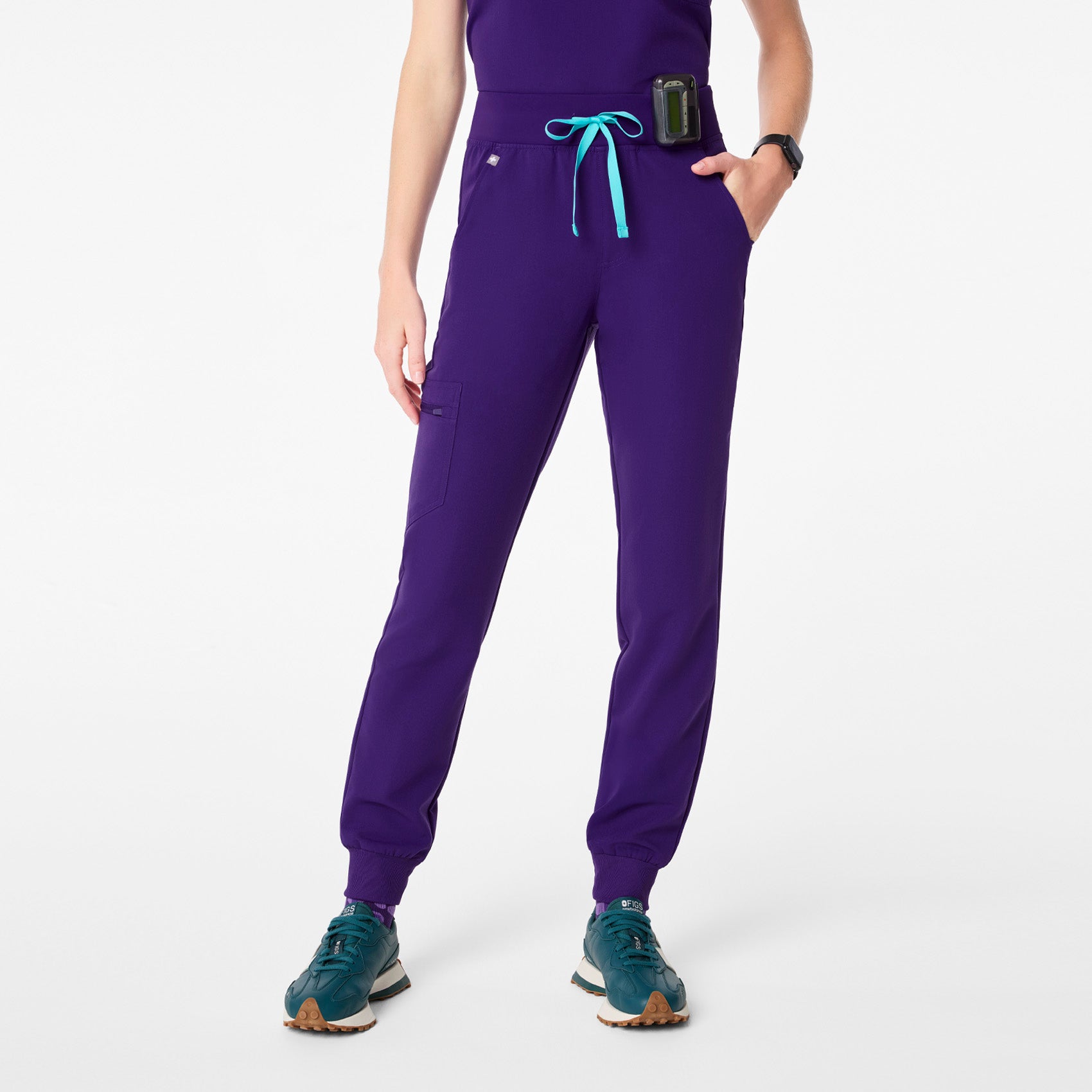 Zamora High-Rise Jogger Scrub Pant™ - Purple Pulse