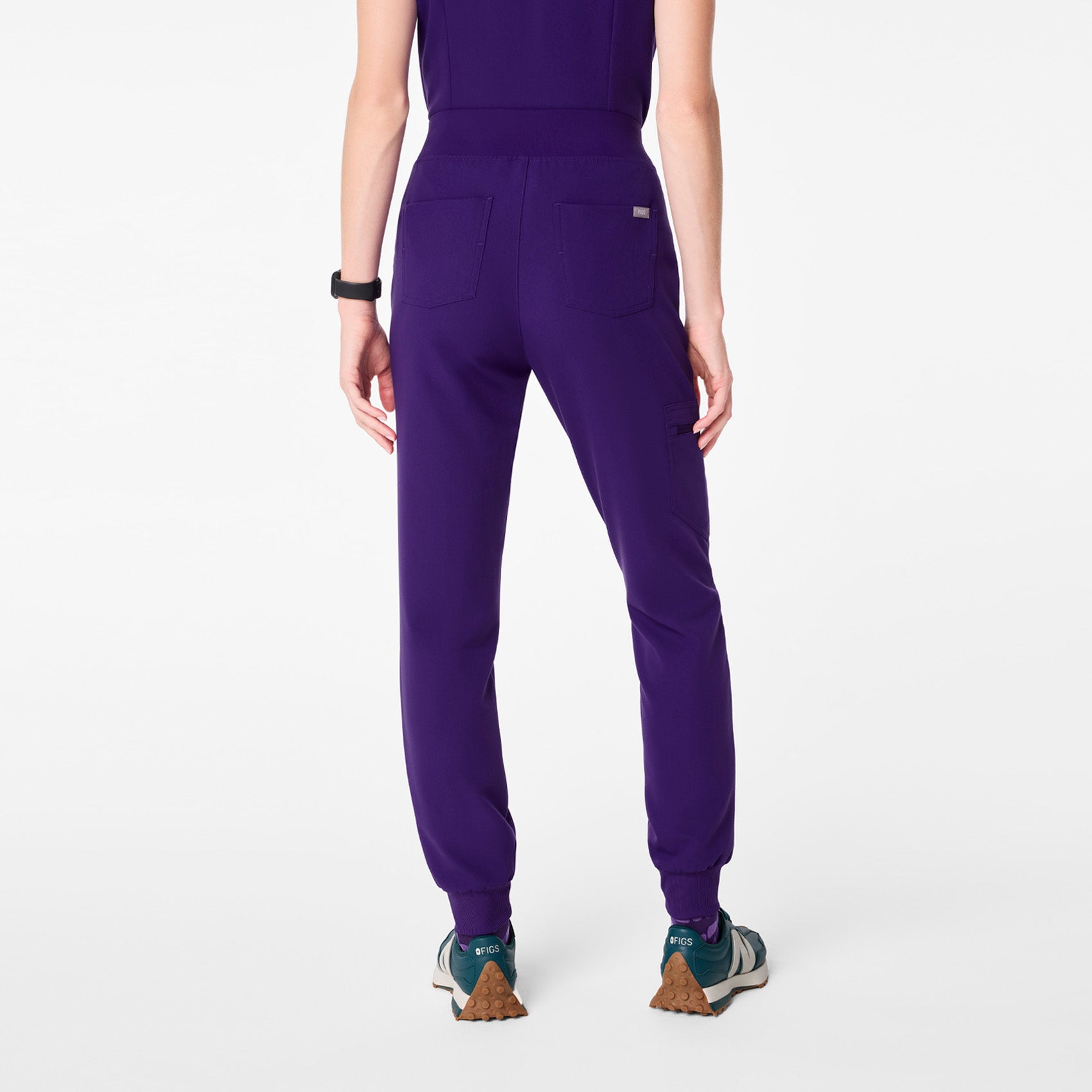 Zamora High-Rise Jogger Scrub Pant™ - Purple Pulse