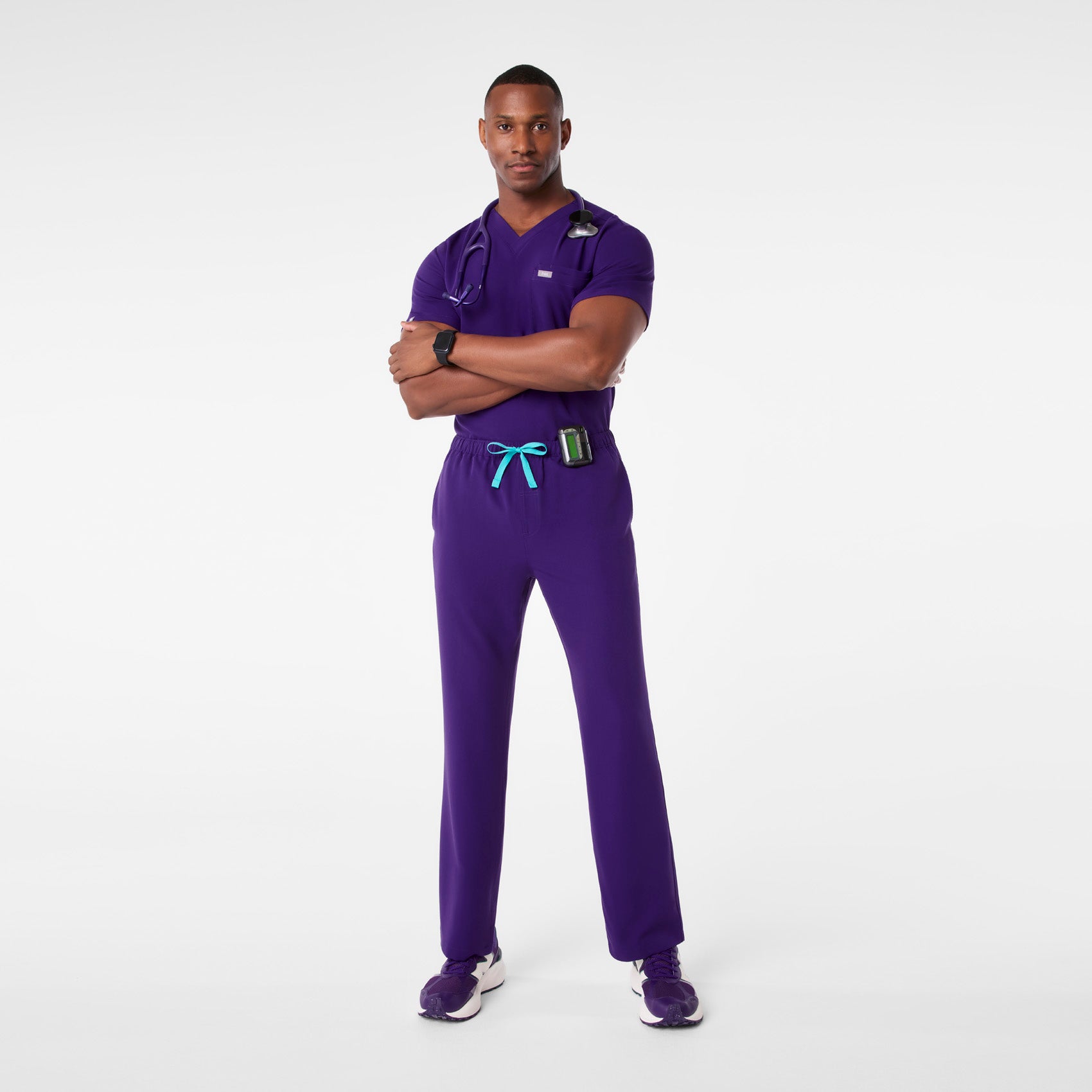 Pisco Straight-Leg Scrub Pant™ - Purple Pulse