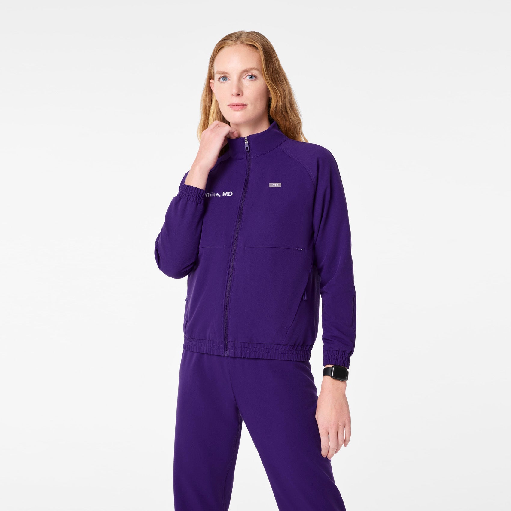 Sydney Scrub Jacket - Purple Pulse