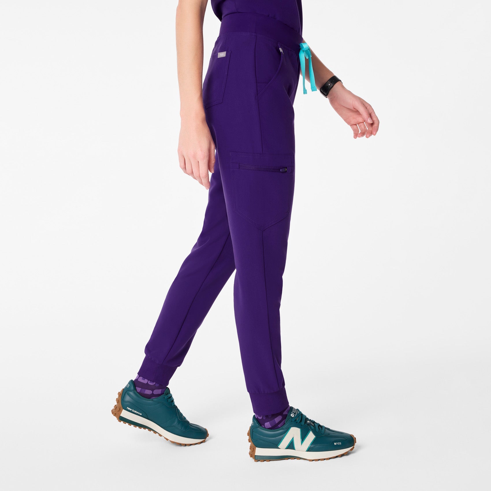 Zamora Jogger Scrub Pant™ - Purple Pulse