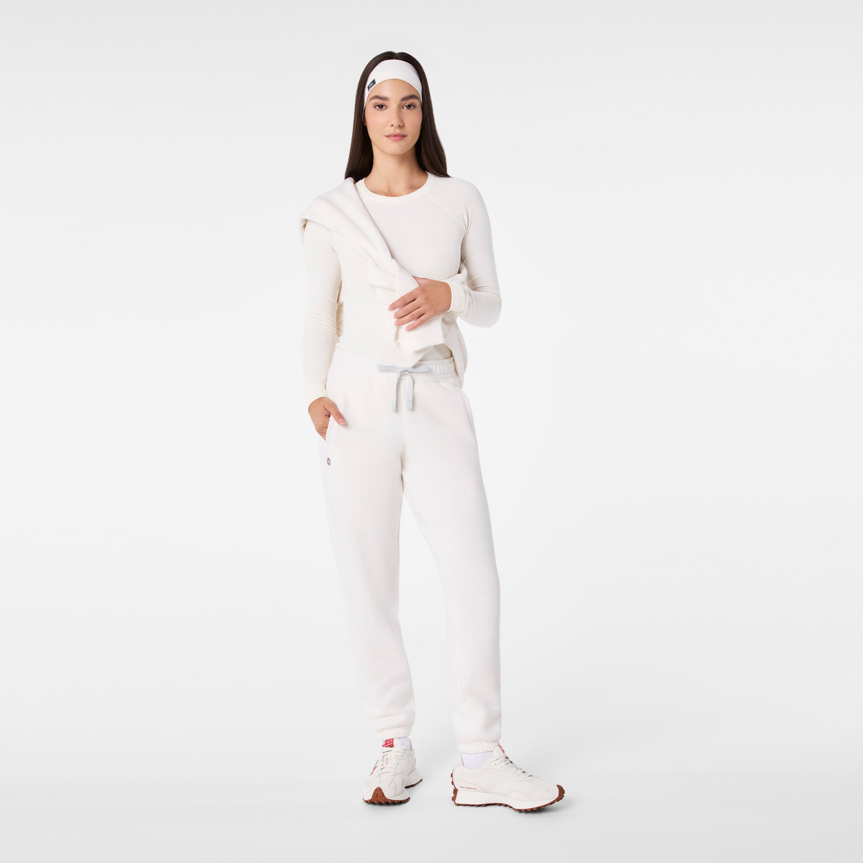 Off-Shift Relaxed Jogger Sweatpants™ - Off White