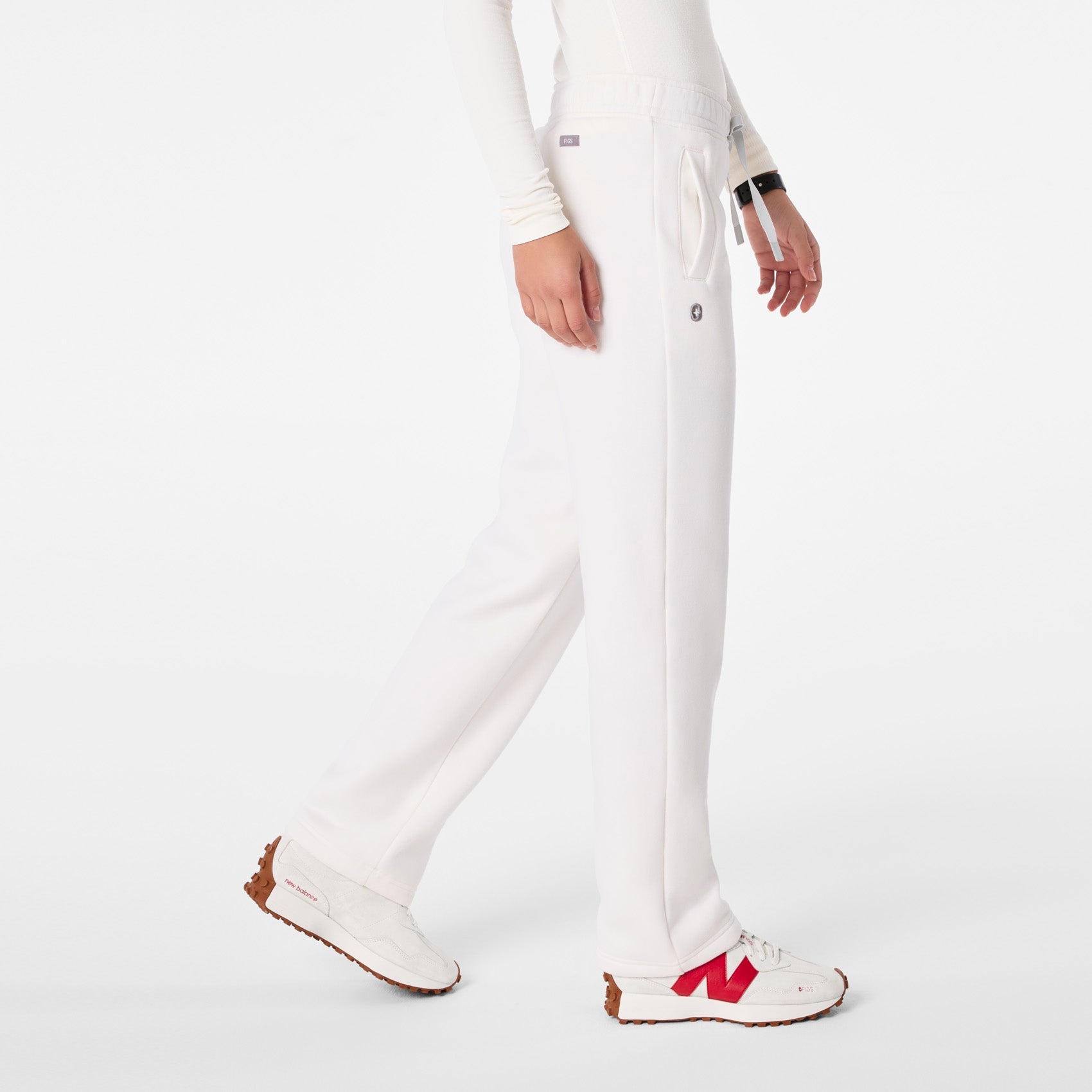 Off-Shift Straight-Leg Sweatpants™ - Off White