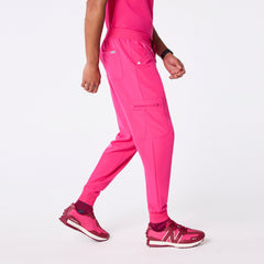 Brey Jogger Scrub Pant - Shocking Pink