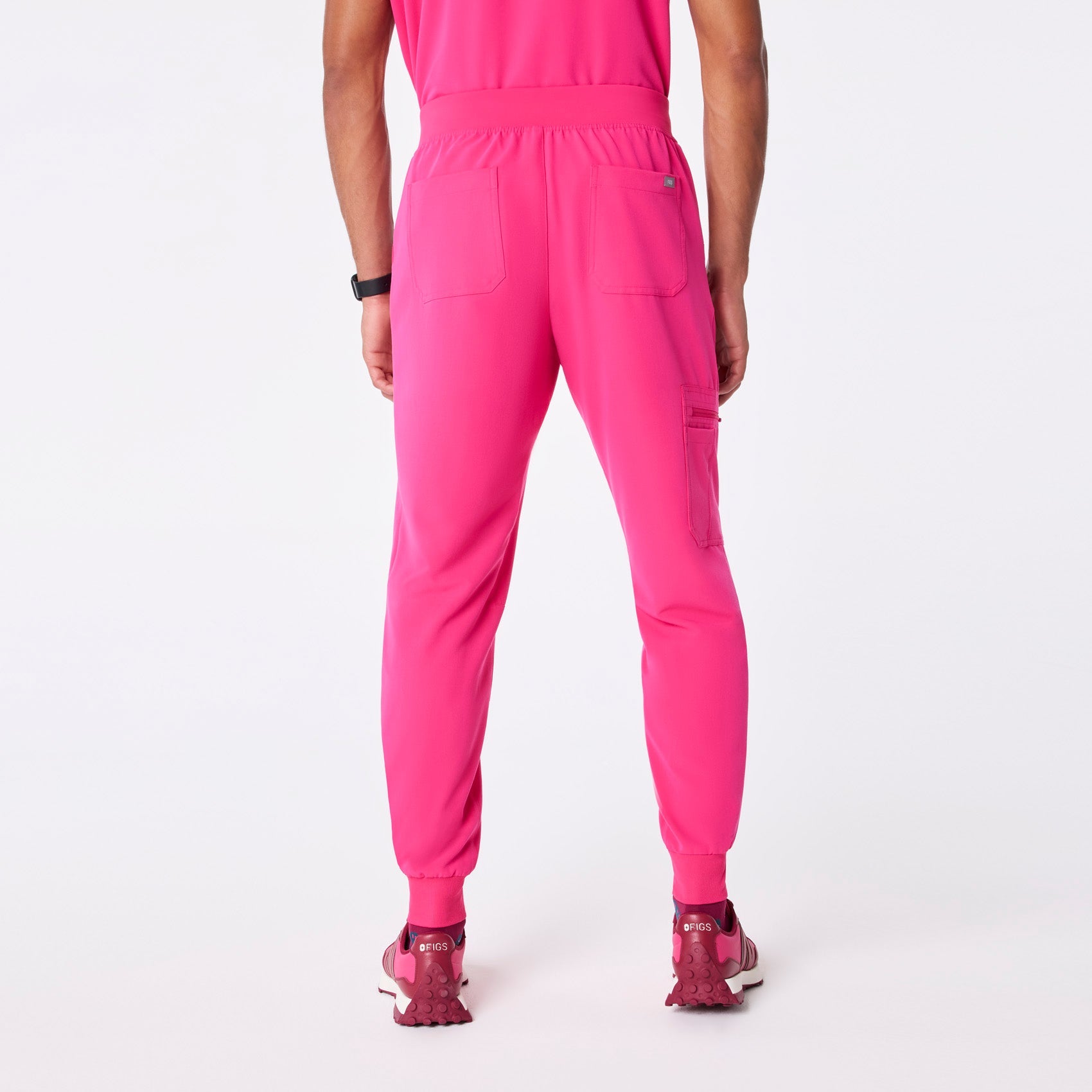 Brey Jogger Scrub Pant - Shocking Pink