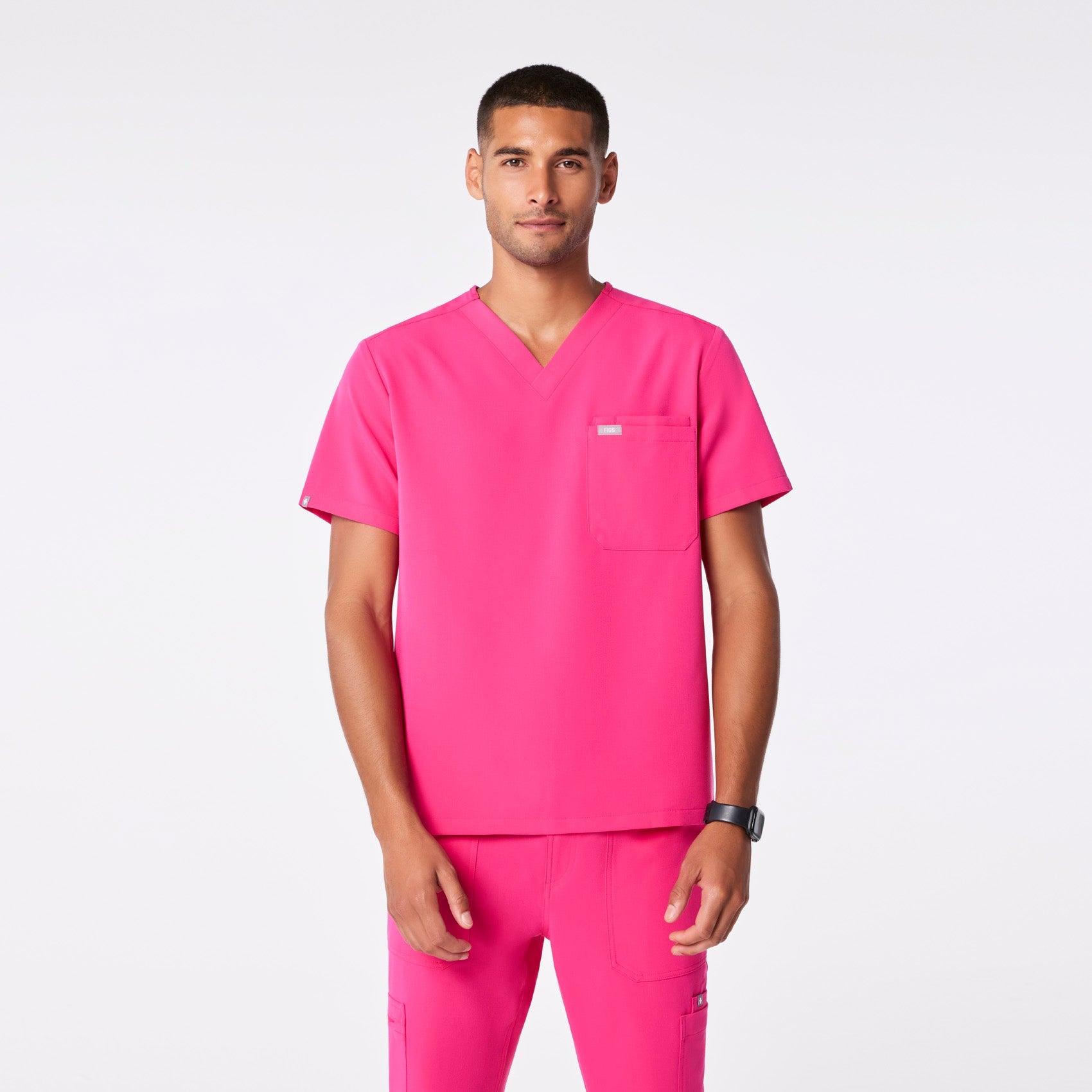 Leon Scrub Top™ - Shocking Pink