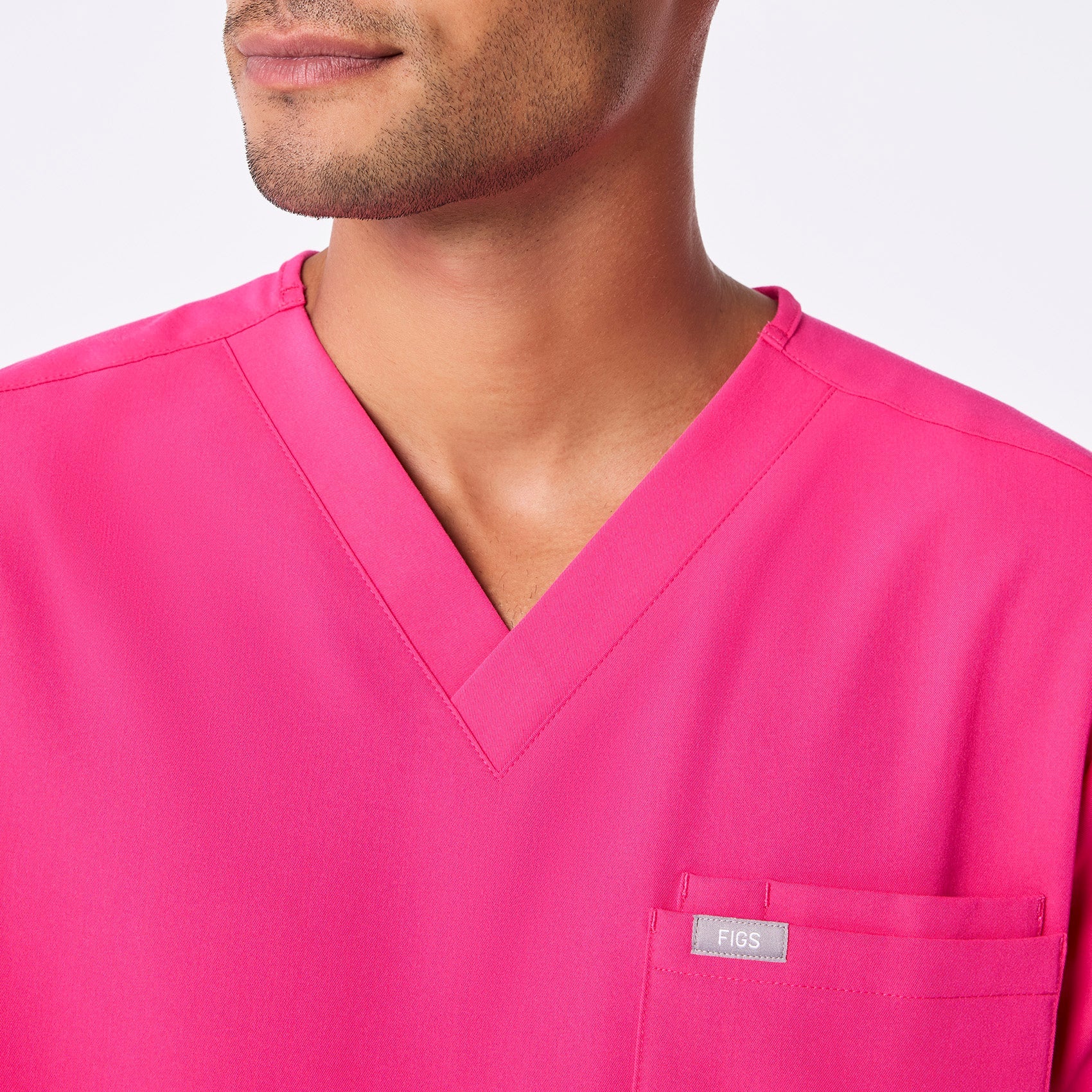 Leon Scrub Top™ - Shocking Pink
