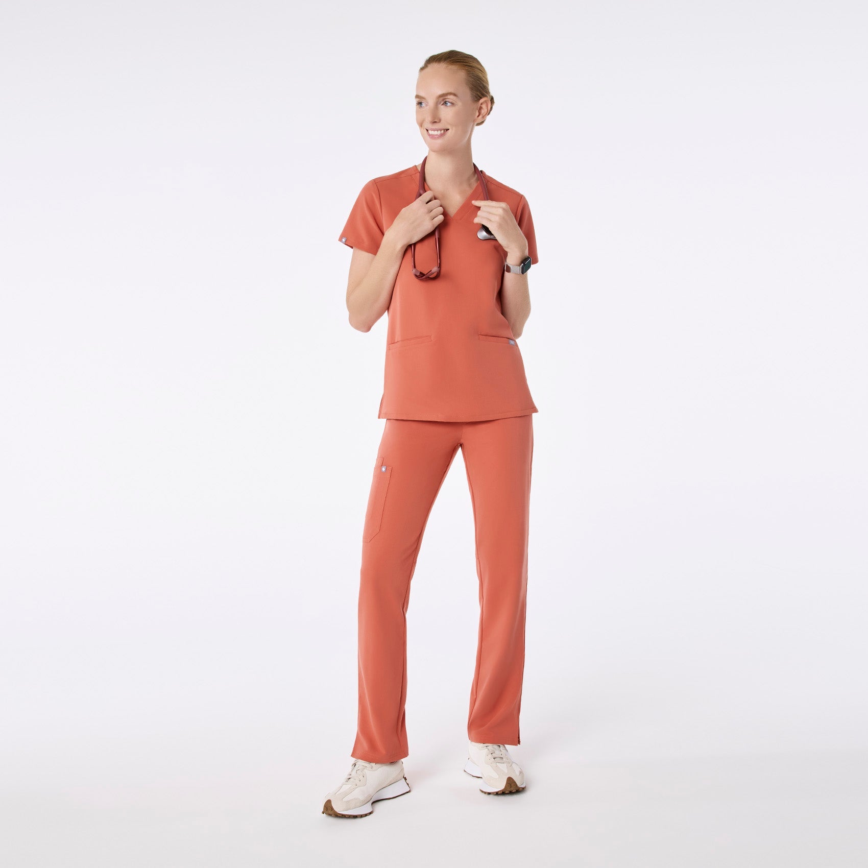 Casma Scrub Top™ - Spiced Cider