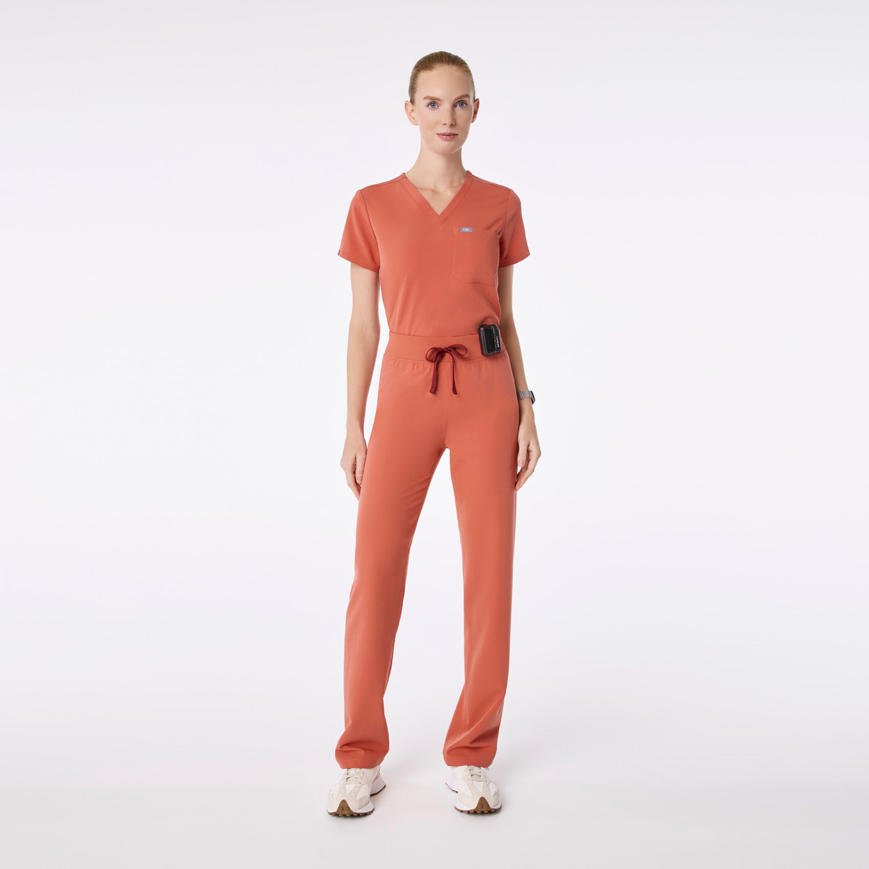 Livingston High-Rise Straight-Leg Scrub Pant™ - Spiced Cider