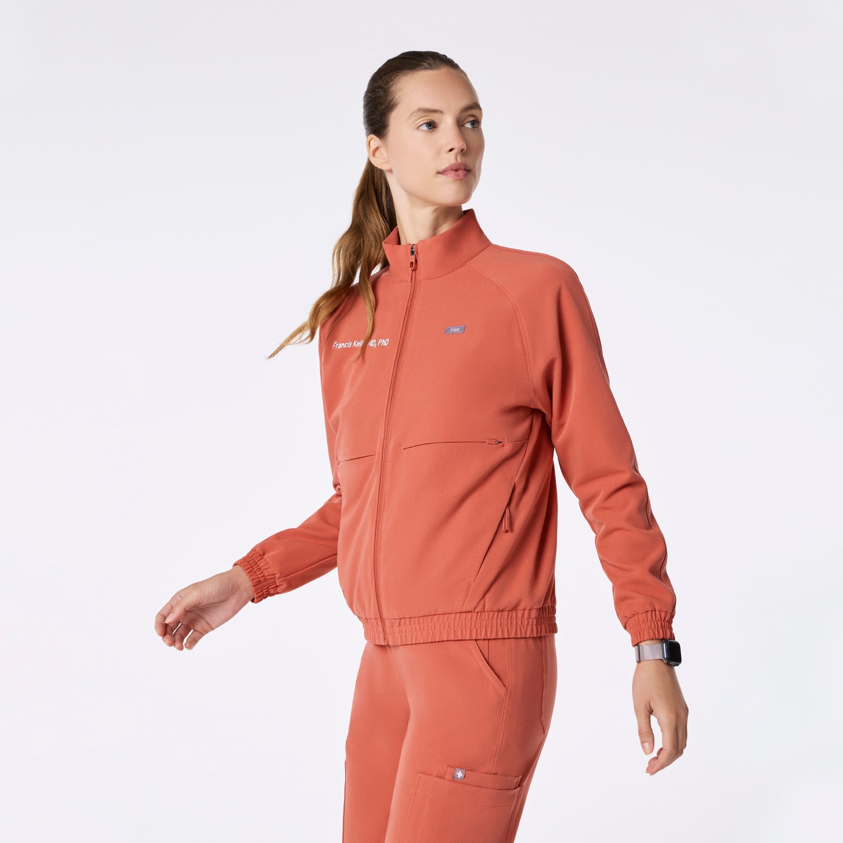 Sydney Scrub Jacket - Spiced Cider
