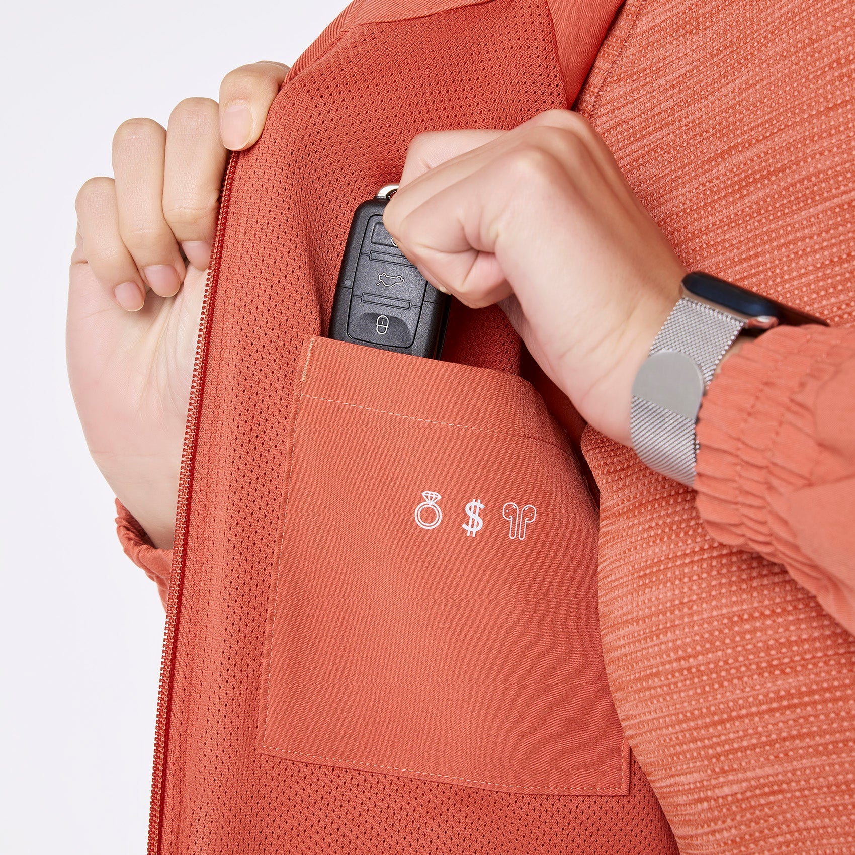 Sydney Scrub Jacket - Spiced Cider