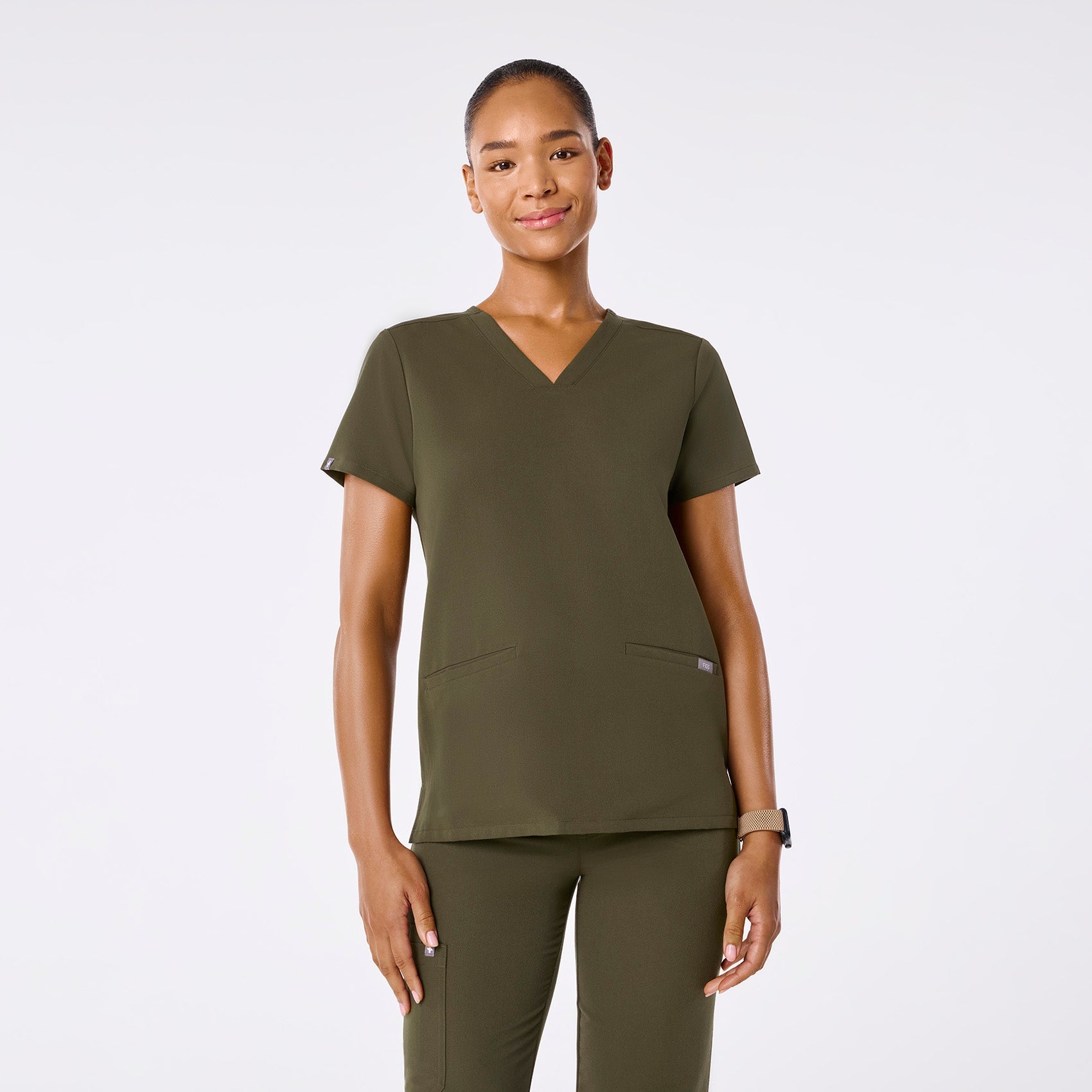 Casma Scrub Top™ - Spruce