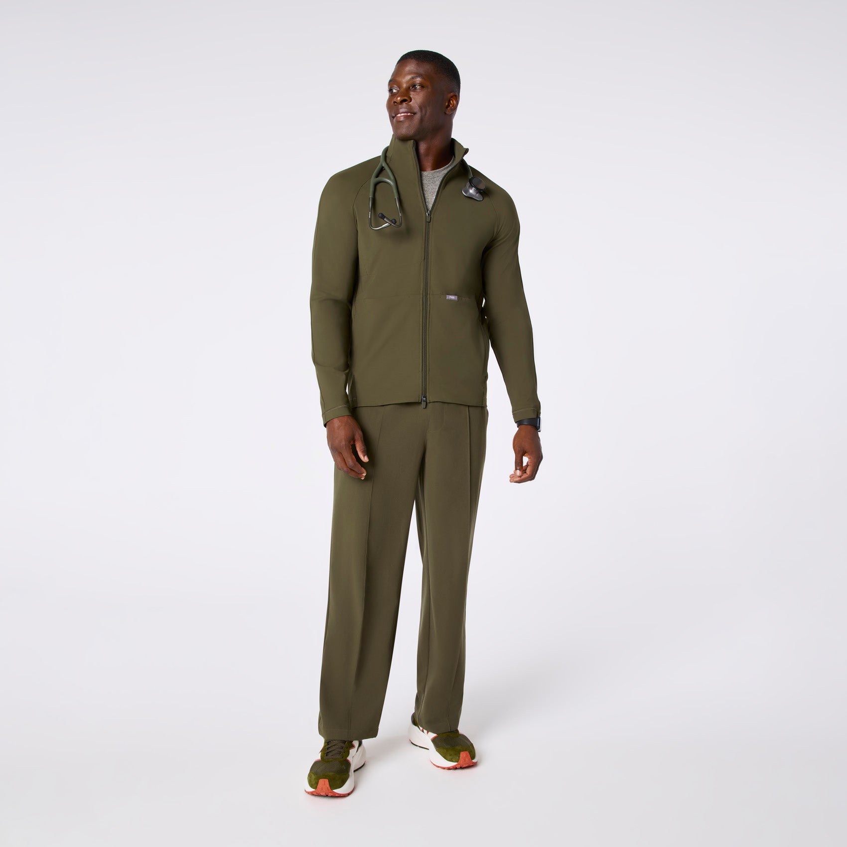 ContourKnit Scrub Jacket™ - Spruce