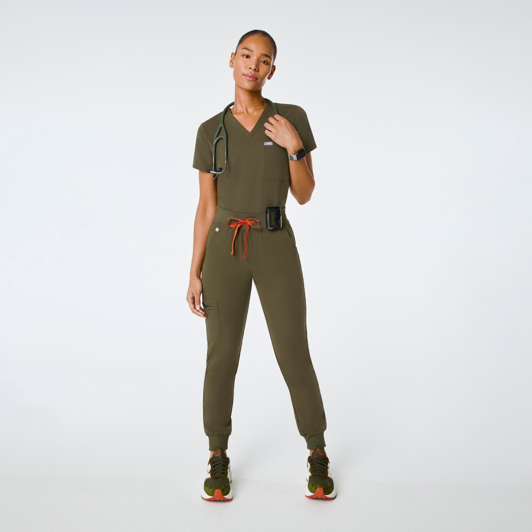 Zamora High-Rise Jogger Scrub Pant™ - Spruce