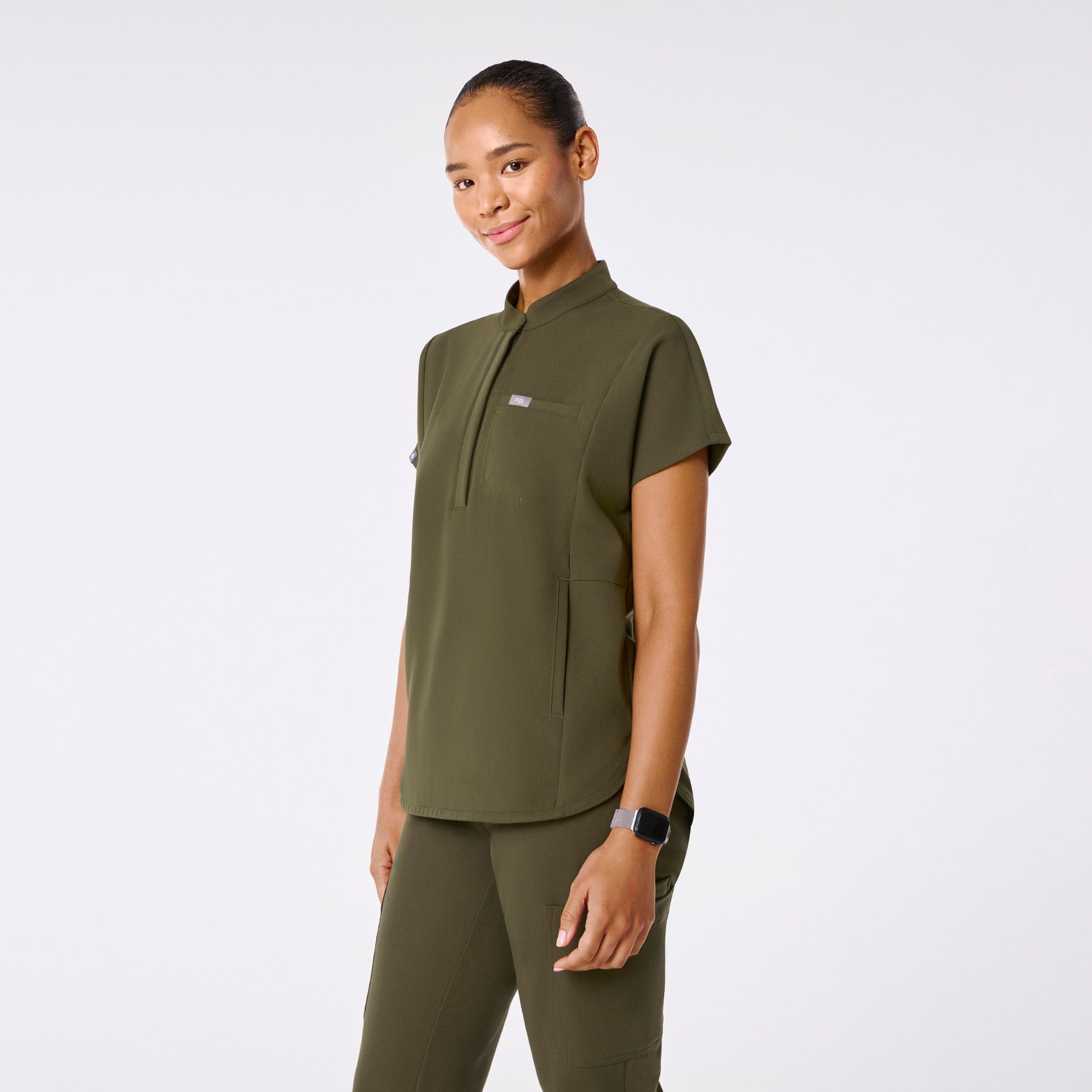 Montex Relaxed Scrub Top - Spruce