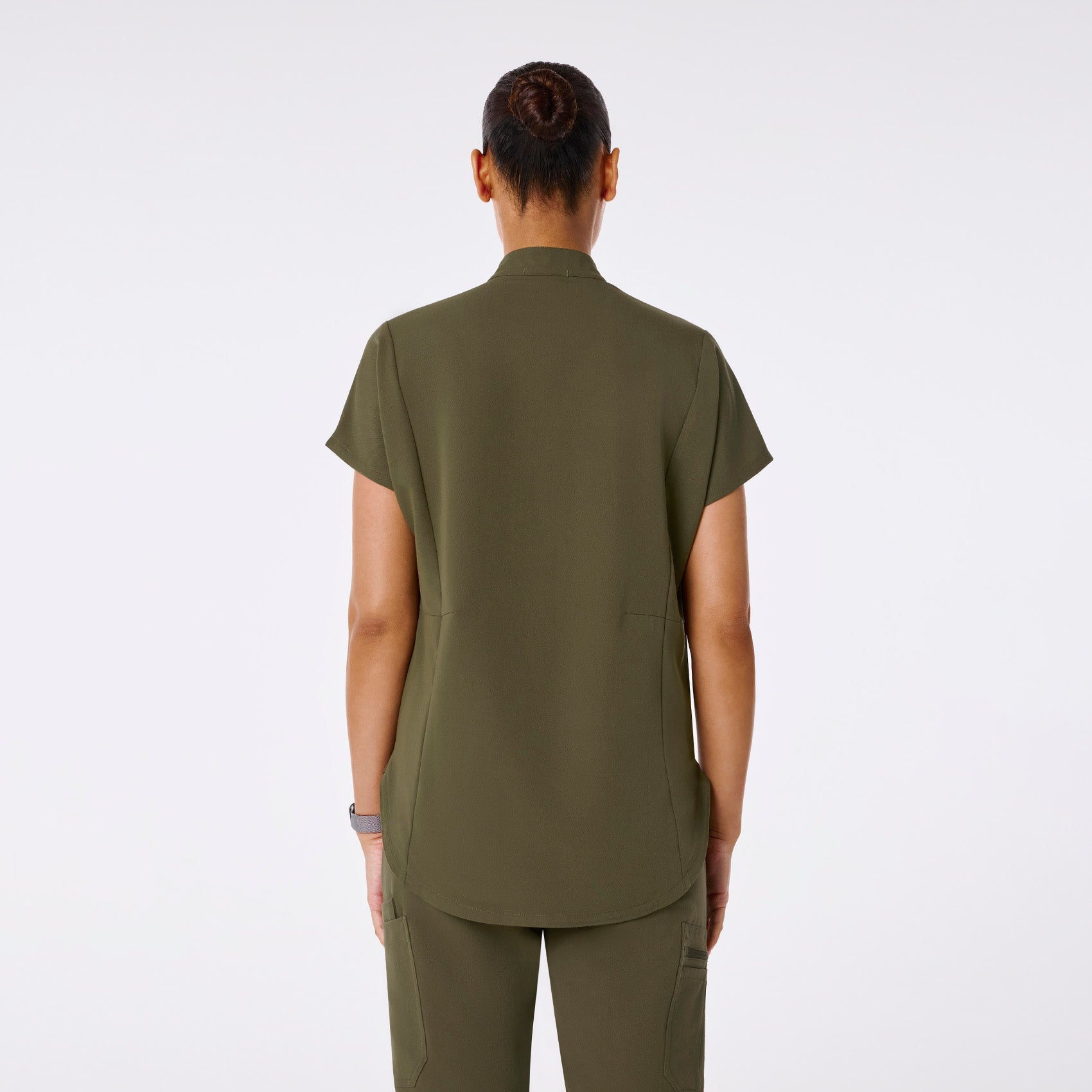 Montex Relaxed Scrub Top - Spruce