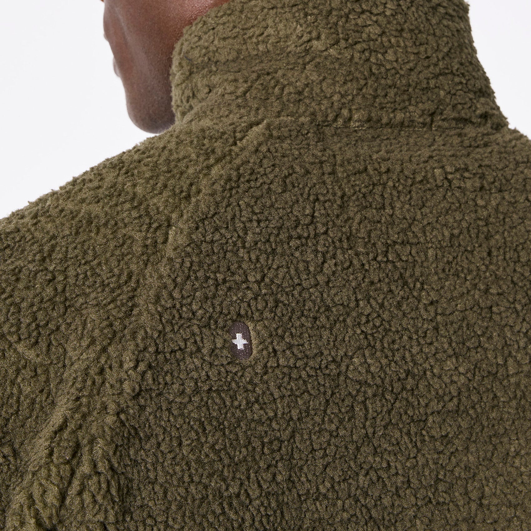 High-Pile Fleece Bomber Jacket - Spruce