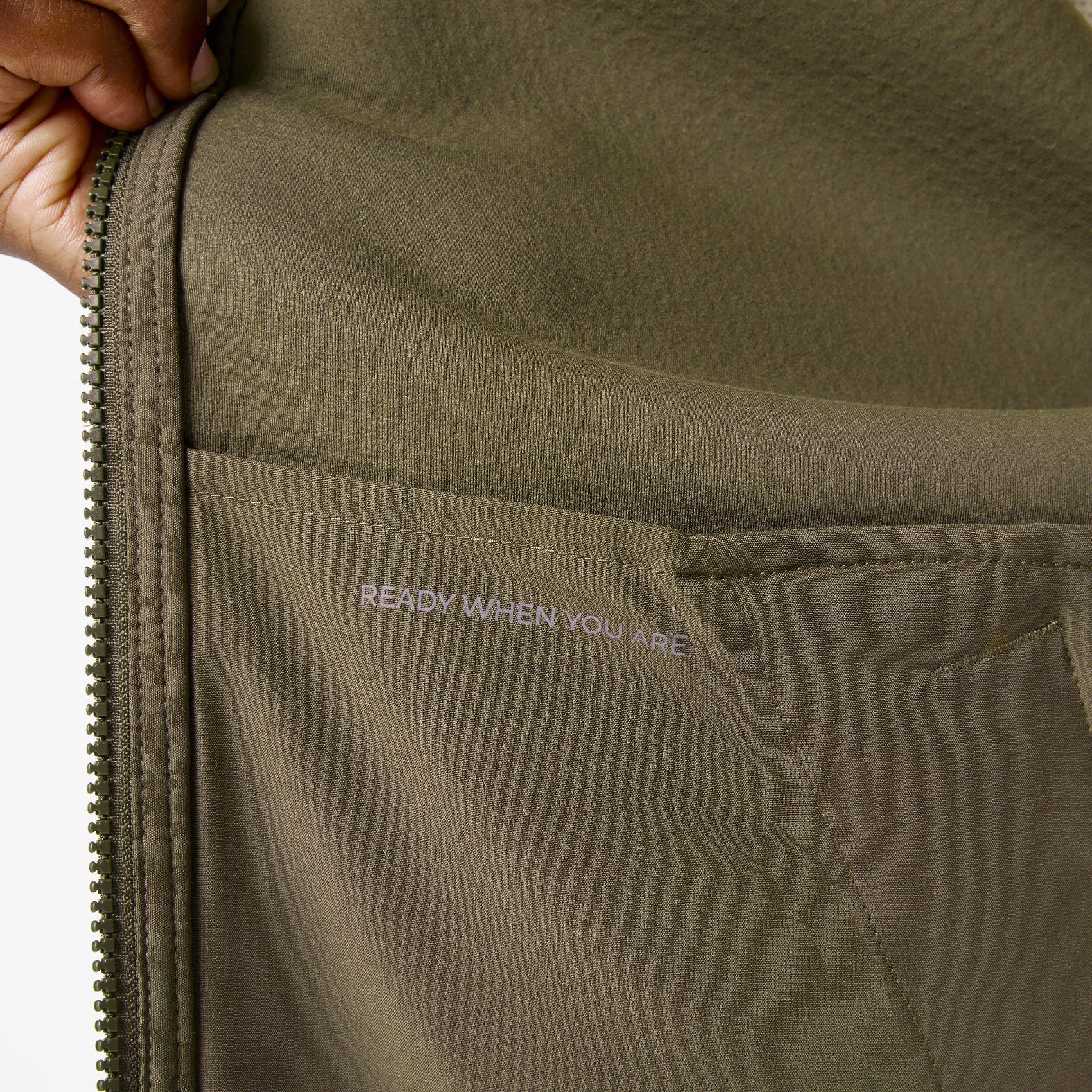 High-Pile Fleece Bomber Jacket - Spruce
