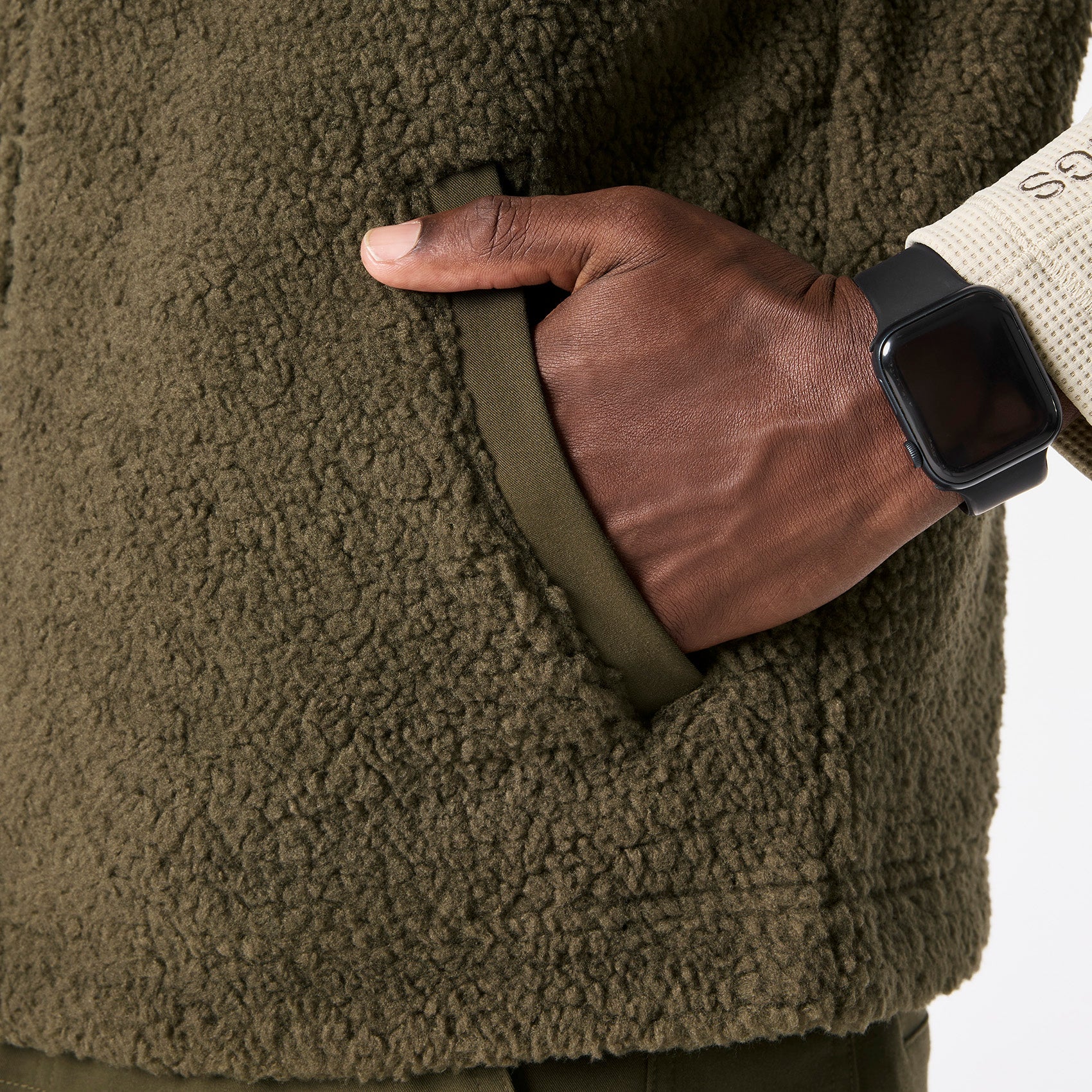 High-Pile Fleece Vest - Spruce