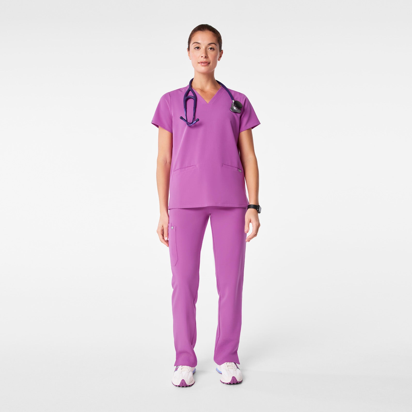 Casma Scrub Top™ - Ultraberry