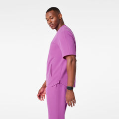Colmar Crewneck Scrub Top - Ultraberry