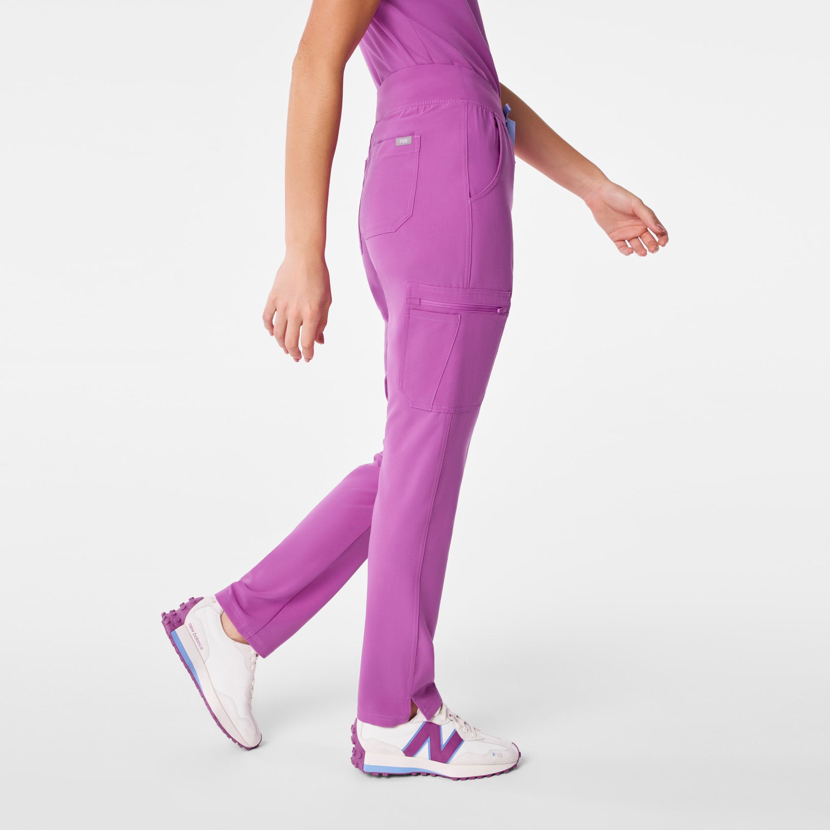 Yola High-Rise Slim Scrub Pant™ - Ultraberry