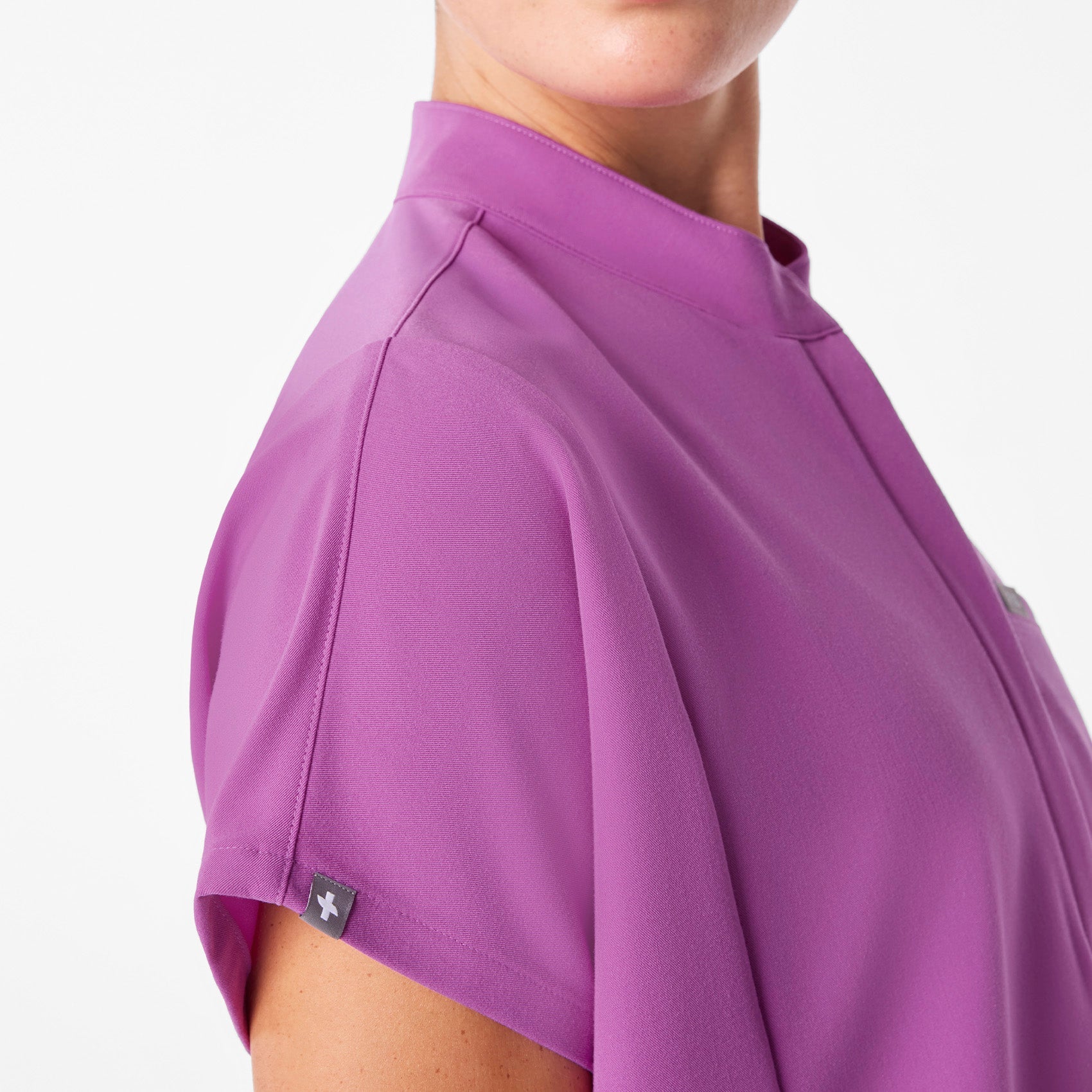 Montex Relaxed Scrub Top - Ultraberry