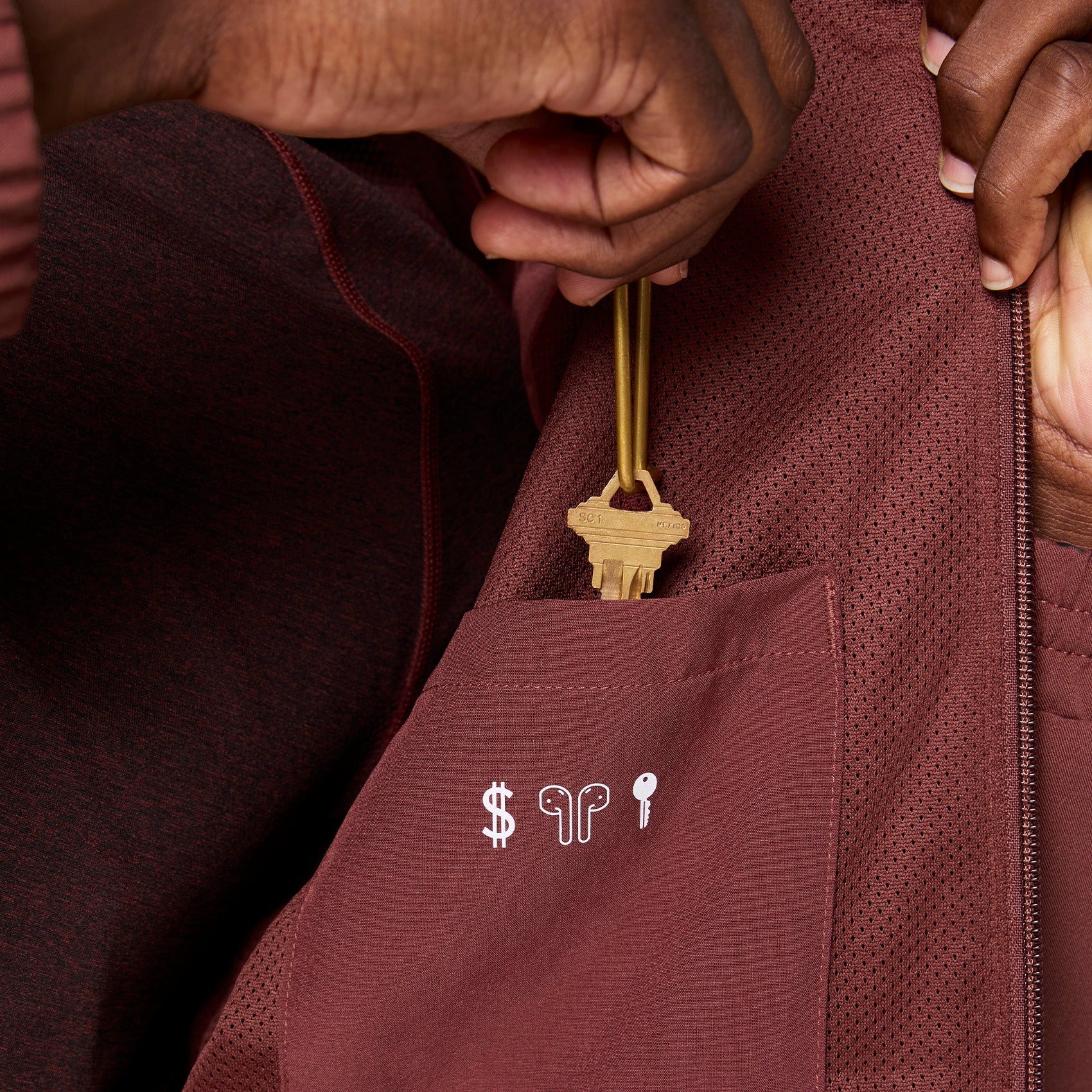 Cobaki Scrub Jacket - Walnut
