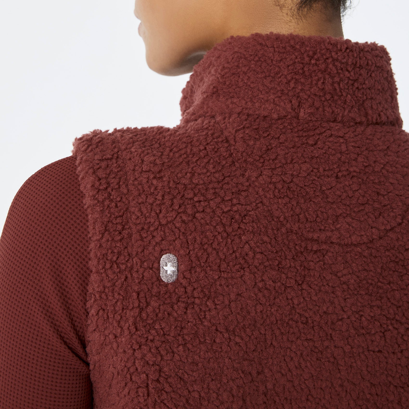 High-Pile Fleece Vest - Walnut
