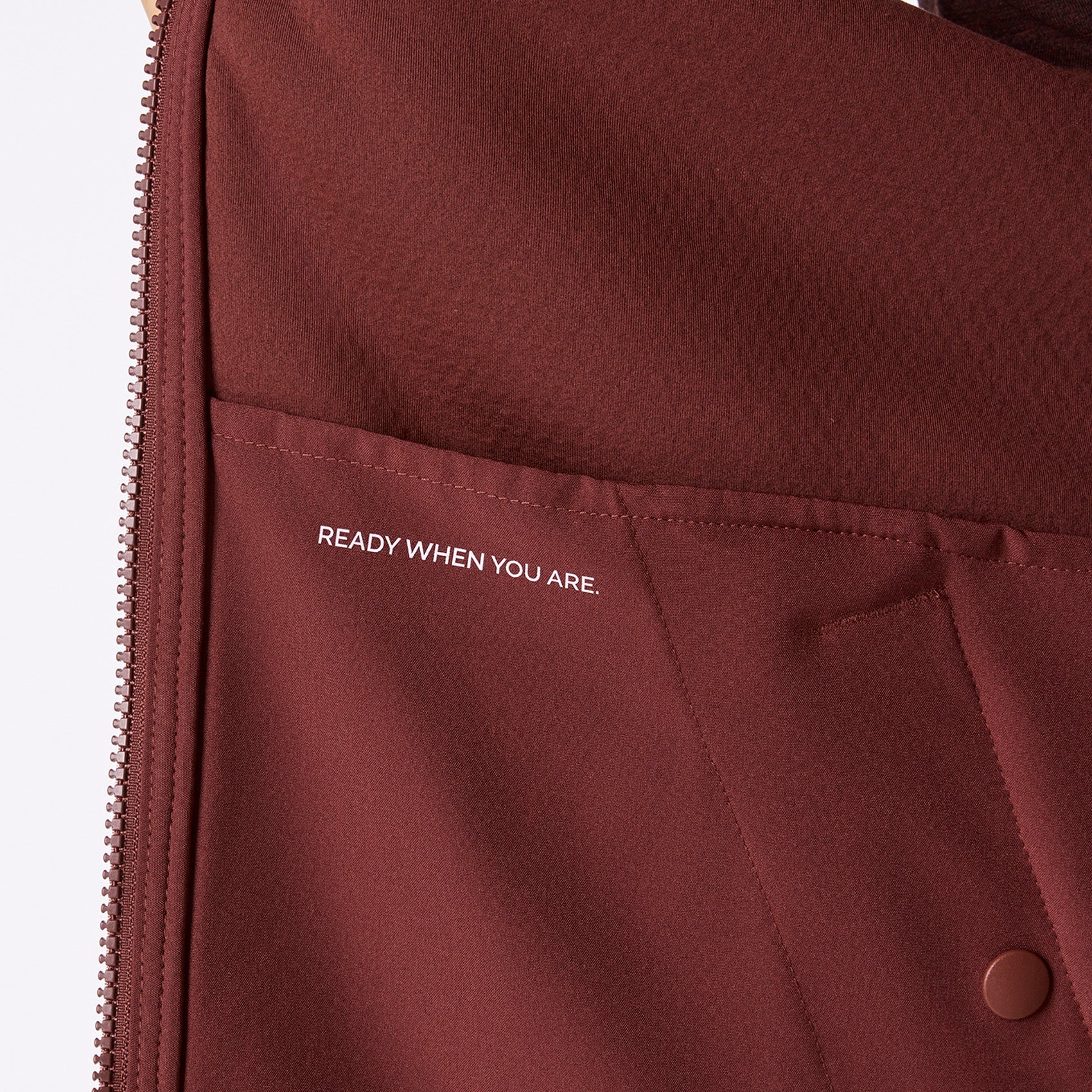 High-Pile Fleece Vest - Walnut
