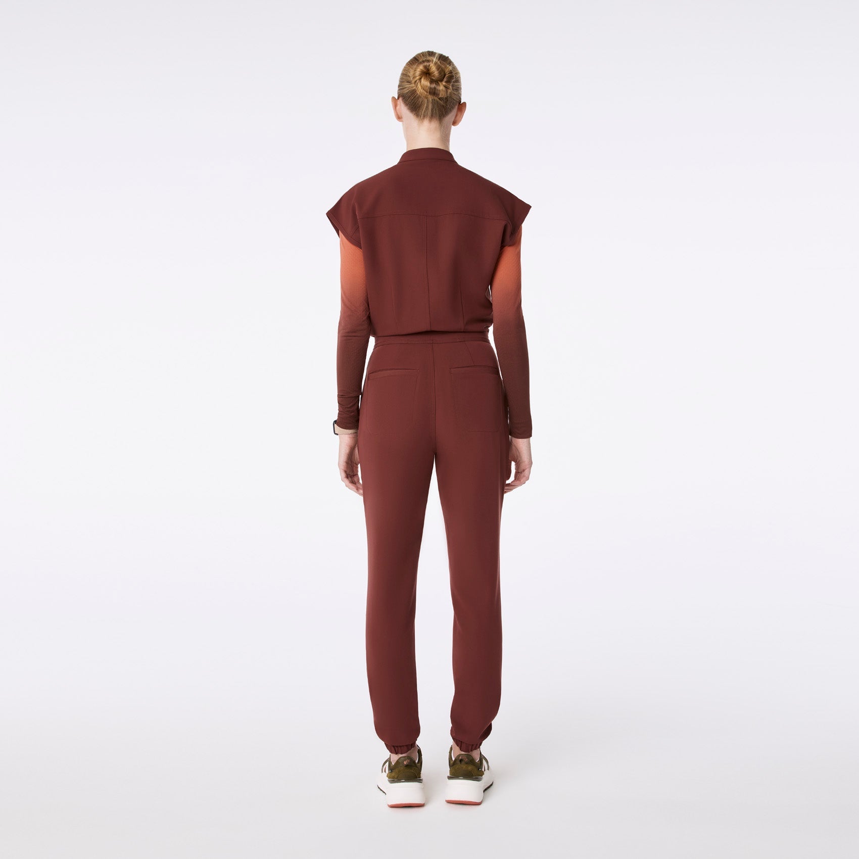 Rafaela Jogger ScrubJumpsuit™ - Walnut